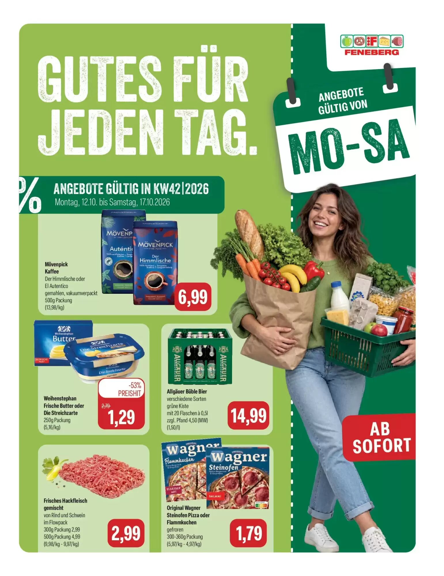 Feneberg Prospekt (ab 11.10.2026) zum Blättern - Seite 1