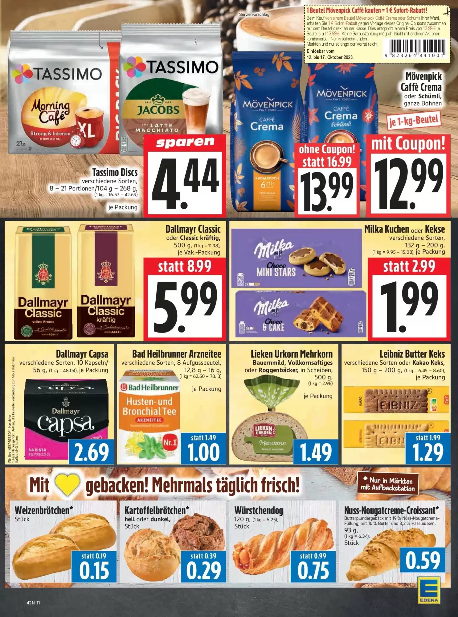 EDEKA Hahner Prospekt (ab 11.10.2026) zum Blättern - Seite 13