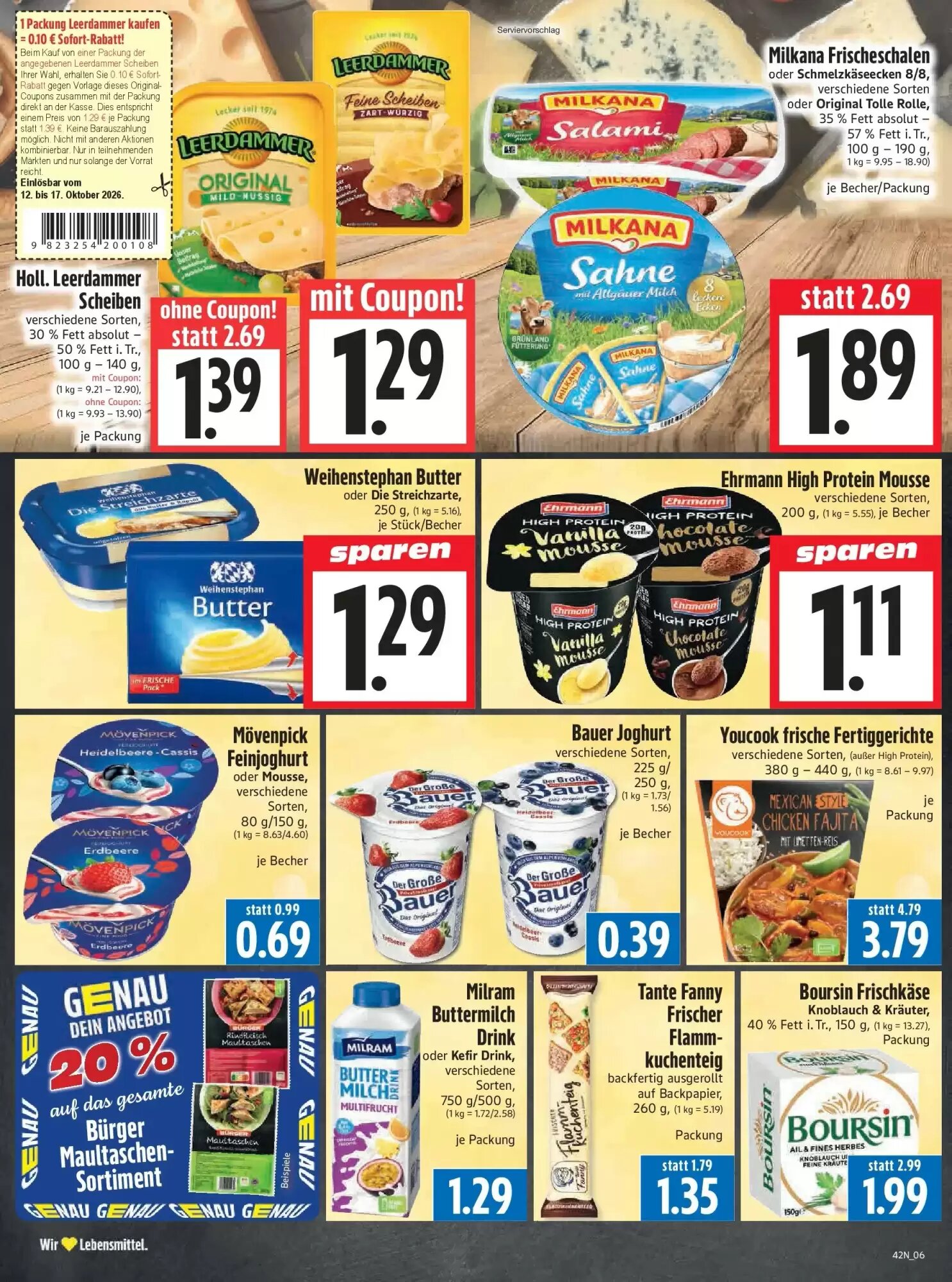 EDEKA Hahner Prospekt (ab 11.10.2026) zum Blättern - Seite 8