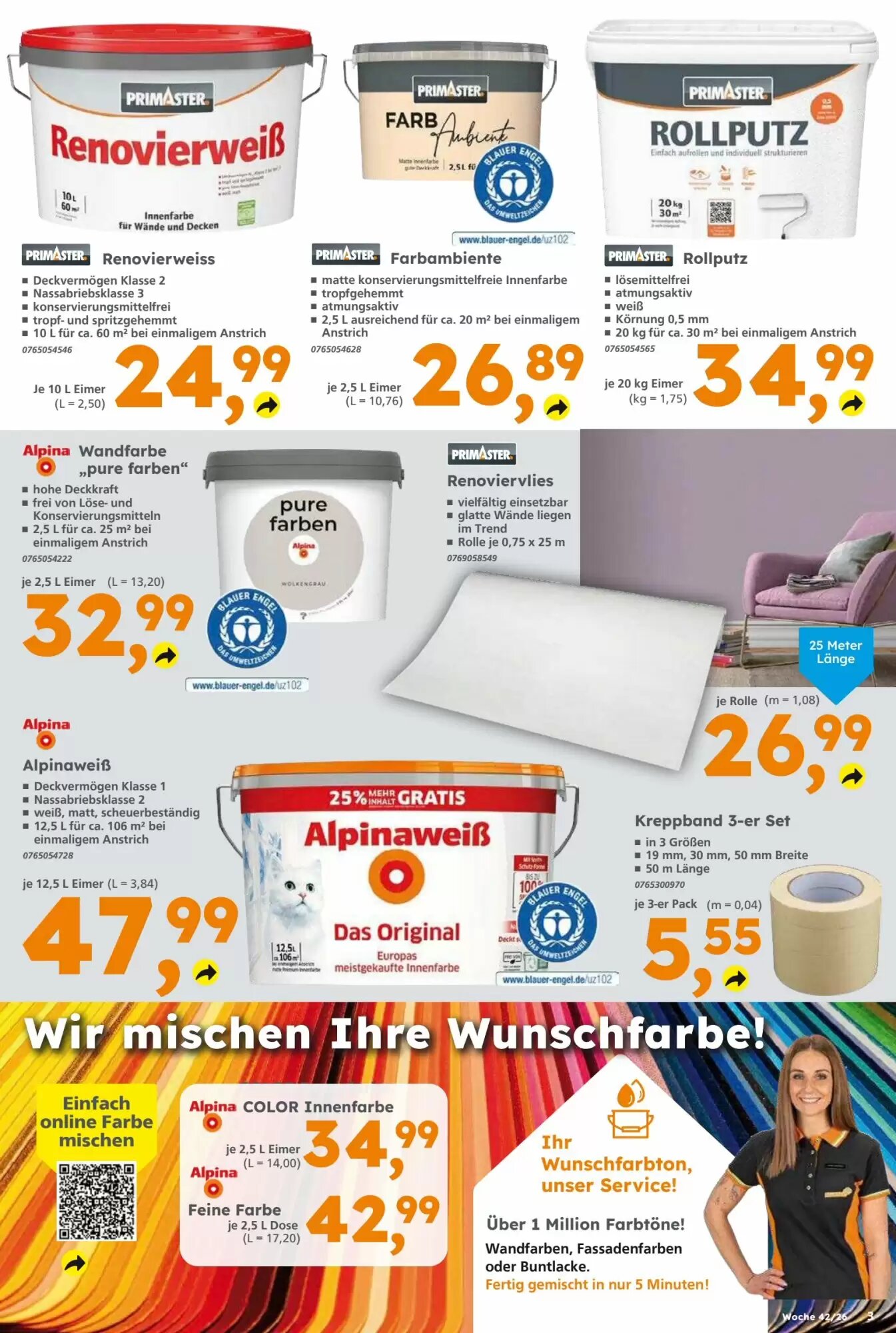 Globus Baumarkt Prospekt (ab 11.10.2026) zum Blättern - Seite 3