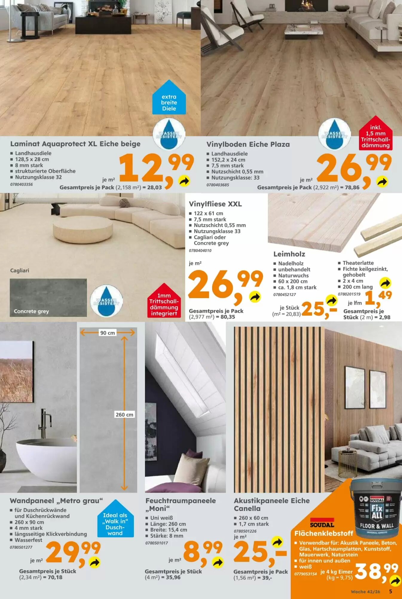 Globus Baumarkt Prospekt (ab 11.10.2026) zum Blättern - Seite 5