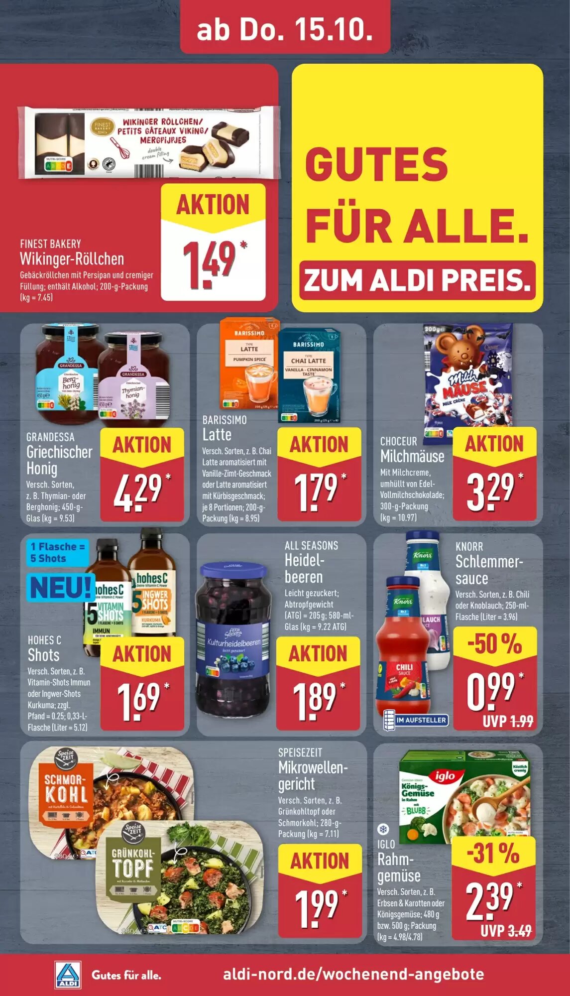 Aldi Nord Prospekt (ab 12.10.2026) zum Blättern - Seite 32