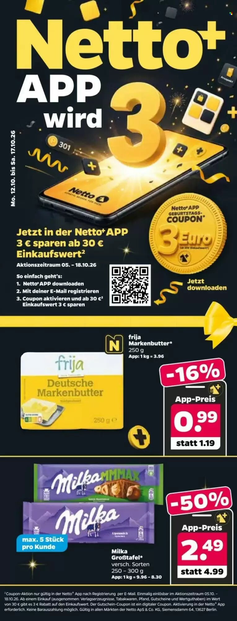 NETTO Prospekt (ab 12.10.2026) zum Blättern - Seite 1