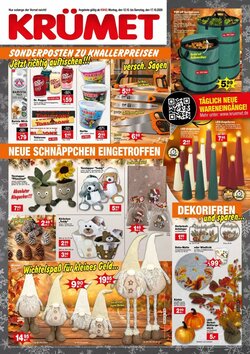 Krümet Sonderposten Prospekt (ab 12.10.2026) zum Blättern