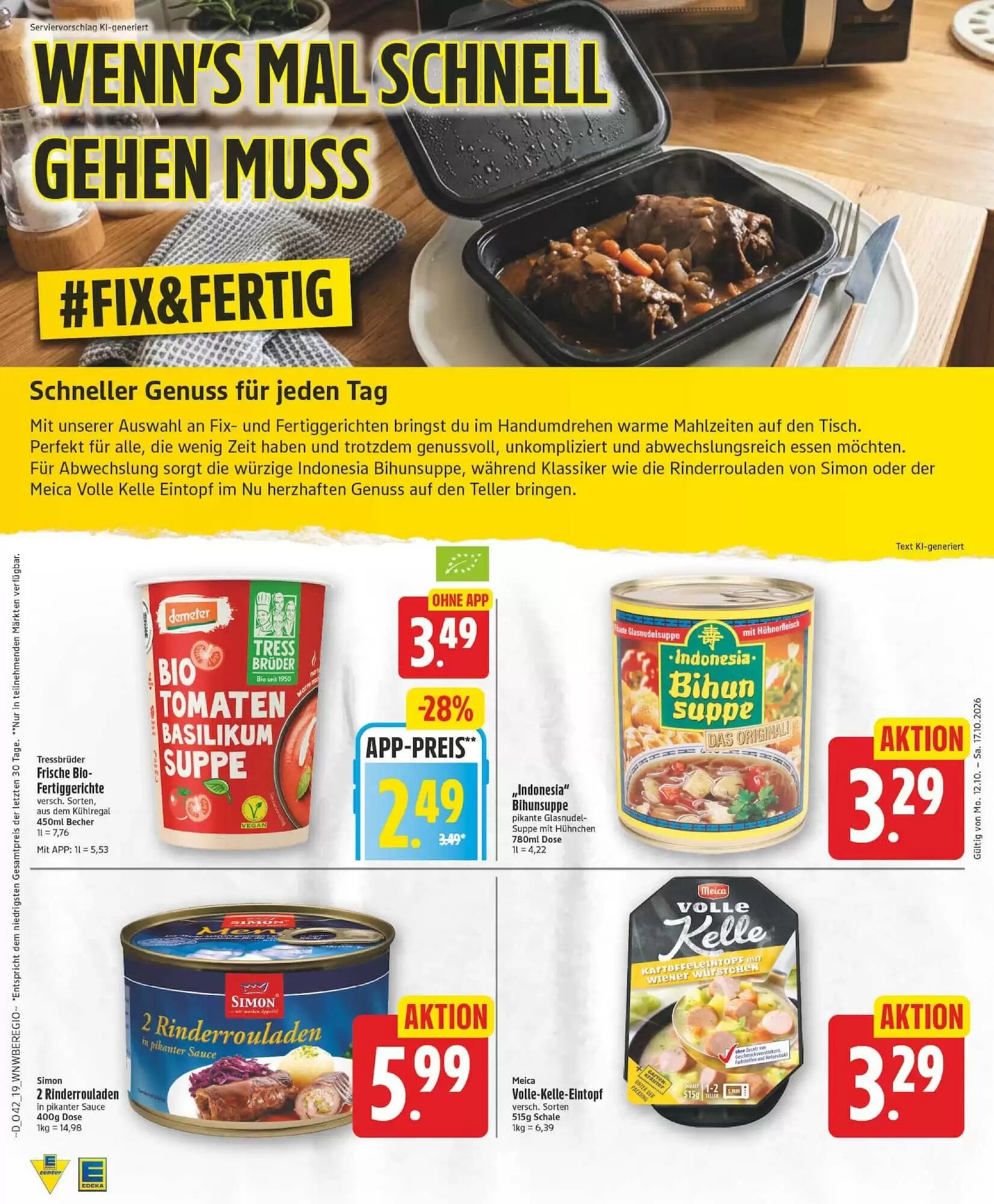 Edeka Prospekt (ab 12.10.2026) zum Blättern - Seite 19