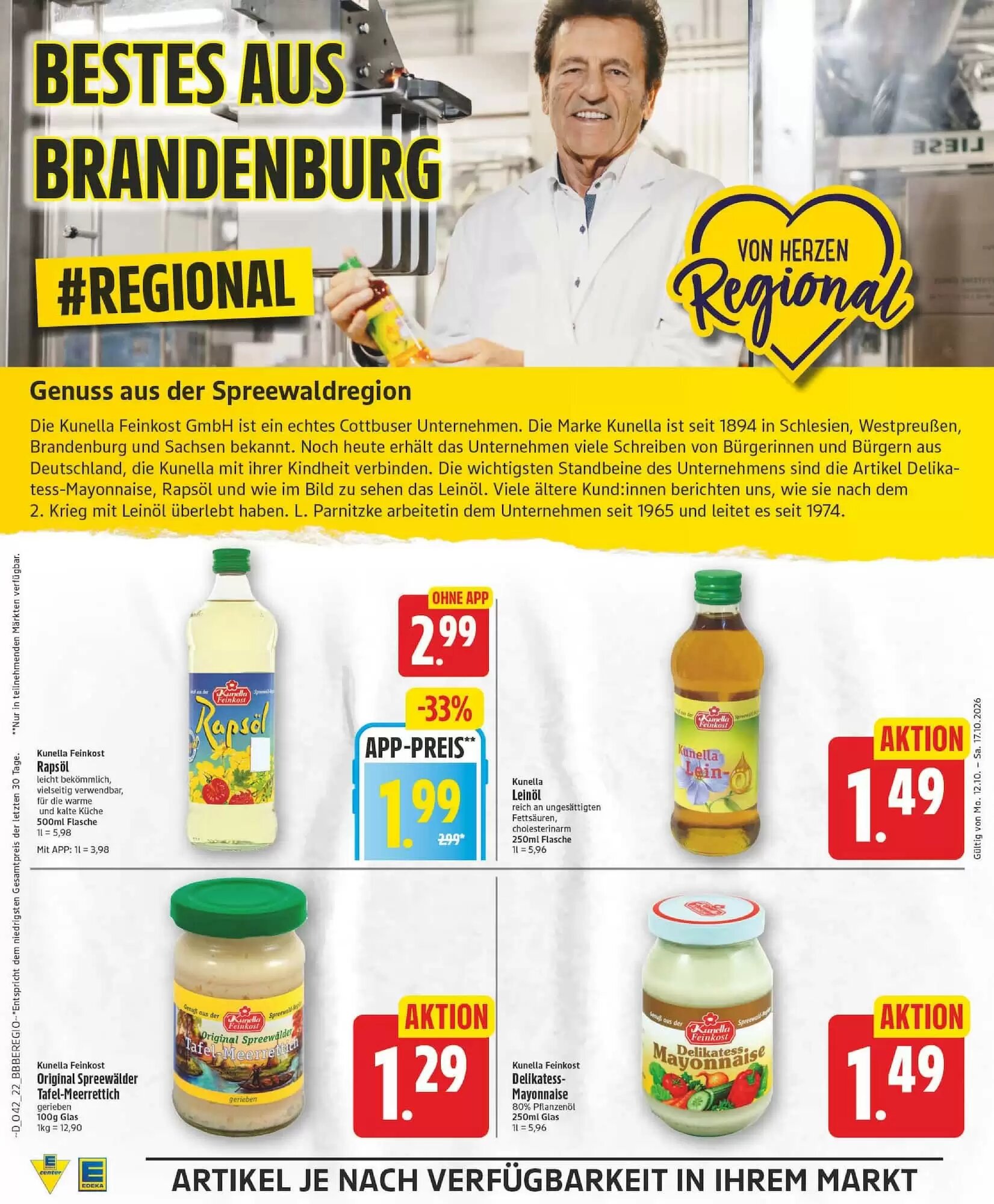 Edeka Prospekt (ab 12.10.2026) zum Blättern - Seite 22