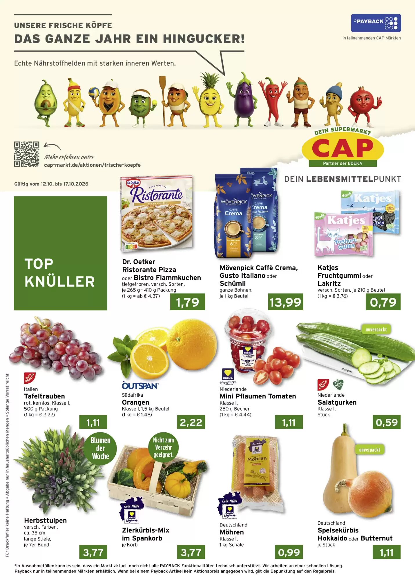 CAP Markt Prospekt (ab 12.10.2026) zum Blättern - Seite 1