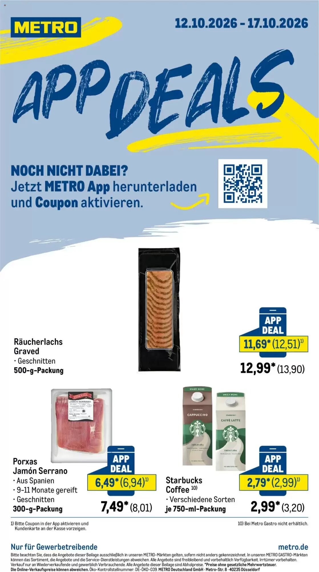 METRO Prospekt (ab 12.10.2026) zum Blättern - Seite 1
