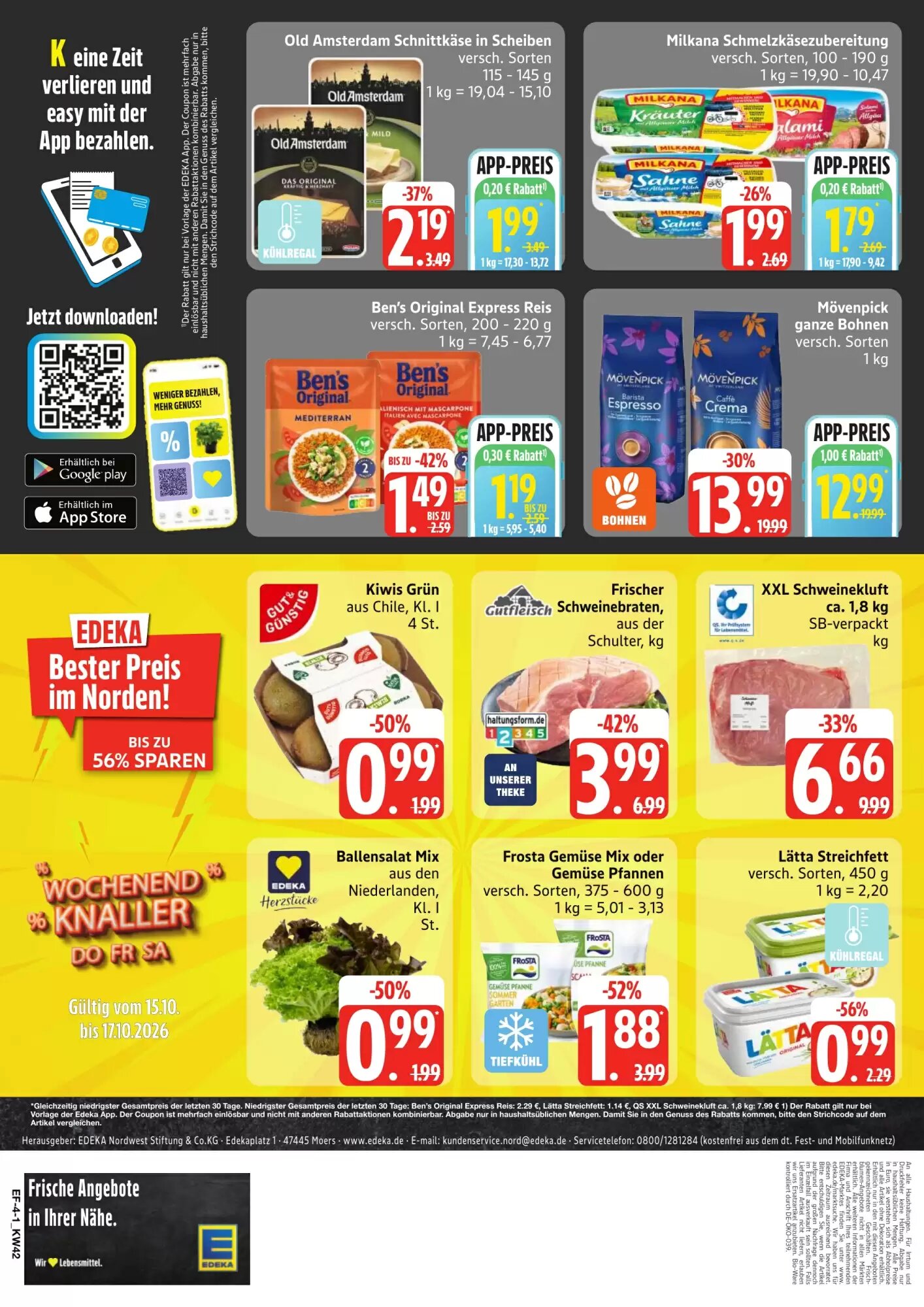 Edeka Frischemarkt Prospekt (ab 12.10.2026) zum Blättern - Seite 4