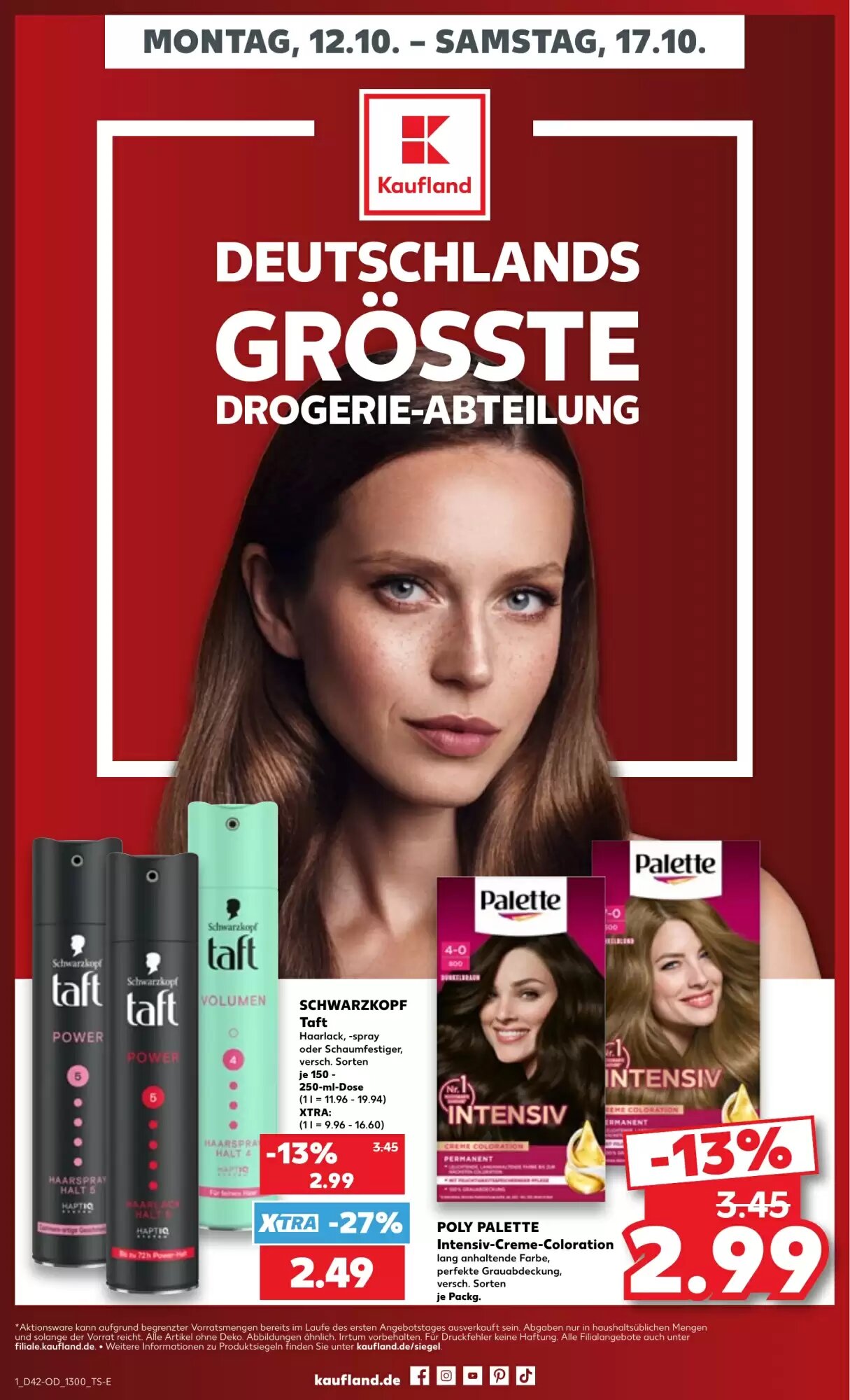 Kaufland Prospekt (ab 12.10.2026) zum Blättern - Seite 1