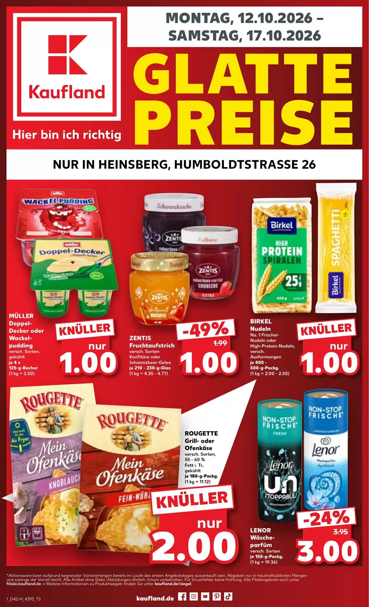 Kaufland Prospekt (ab 12.10.2026) zum Blättern - Seite 1
