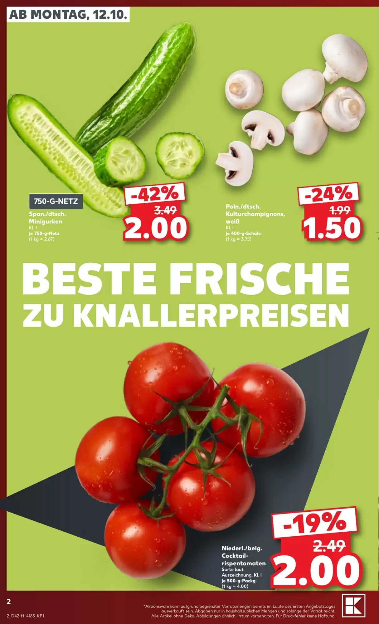 Kaufland Prospekt (ab 12.10.2026) zum Blättern - Seite 2