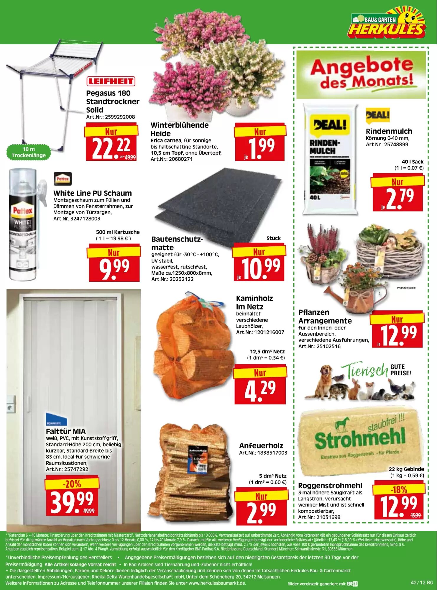 Herkules Baumarkt Prospekt (ab 12.10.2026) zum Blättern - Seite 12