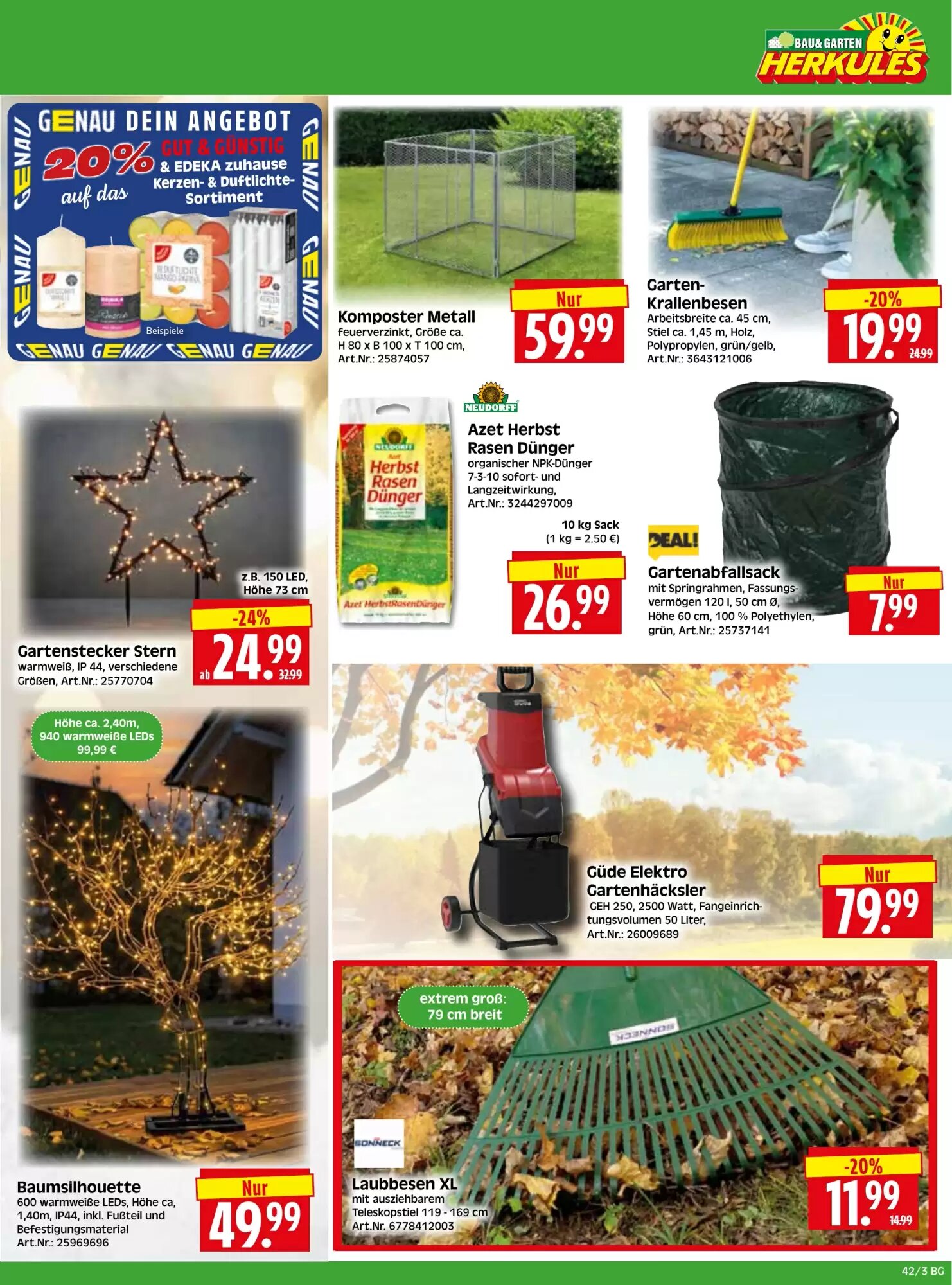 Herkules Baumarkt Prospekt (ab 12.10.2026) zum Blättern - Seite 3