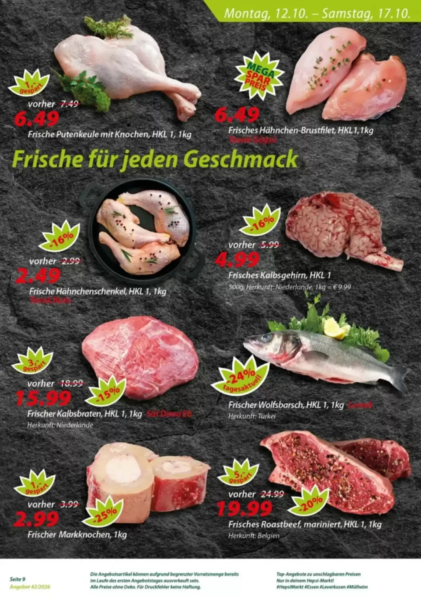Hepsi-Markt Prospekt (ab 12.10.2026) zum Blättern - Seite 9