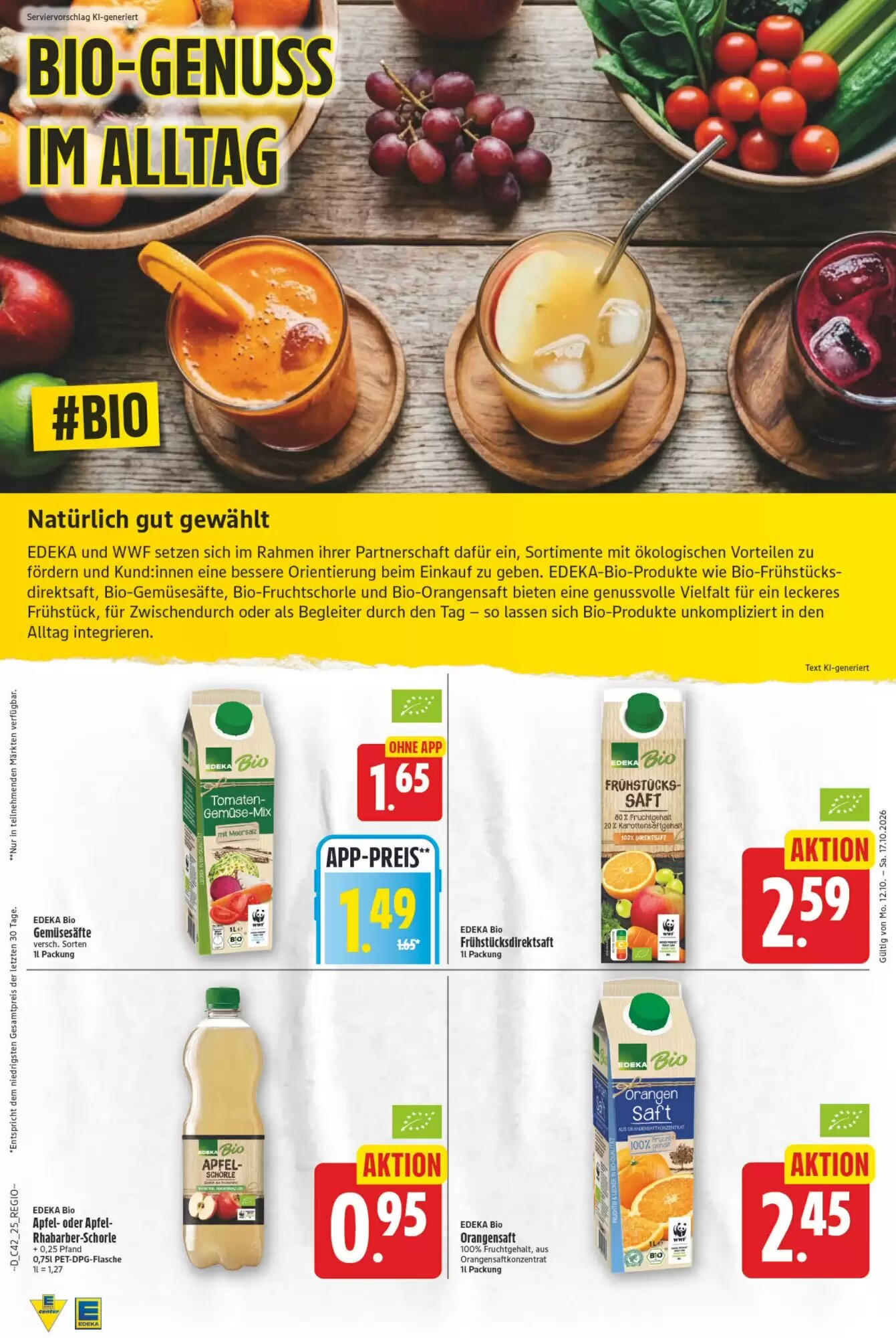 EDEKA Wucherpfennig Prospekt (ab 12.10.2026) zum Blättern - Seite 25