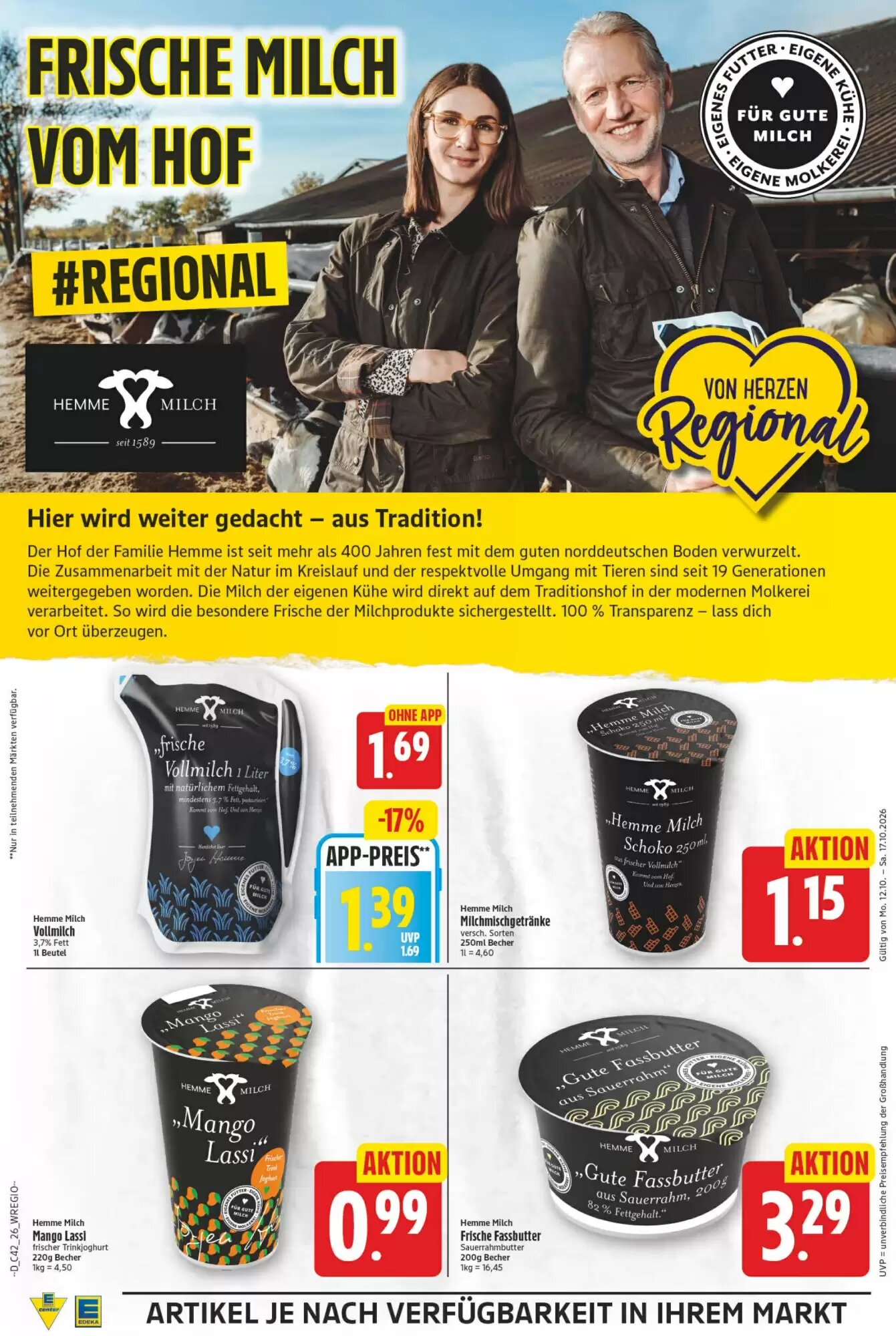 EDEKA Wucherpfennig Prospekt (ab 12.10.2026) zum Blättern - Seite 26