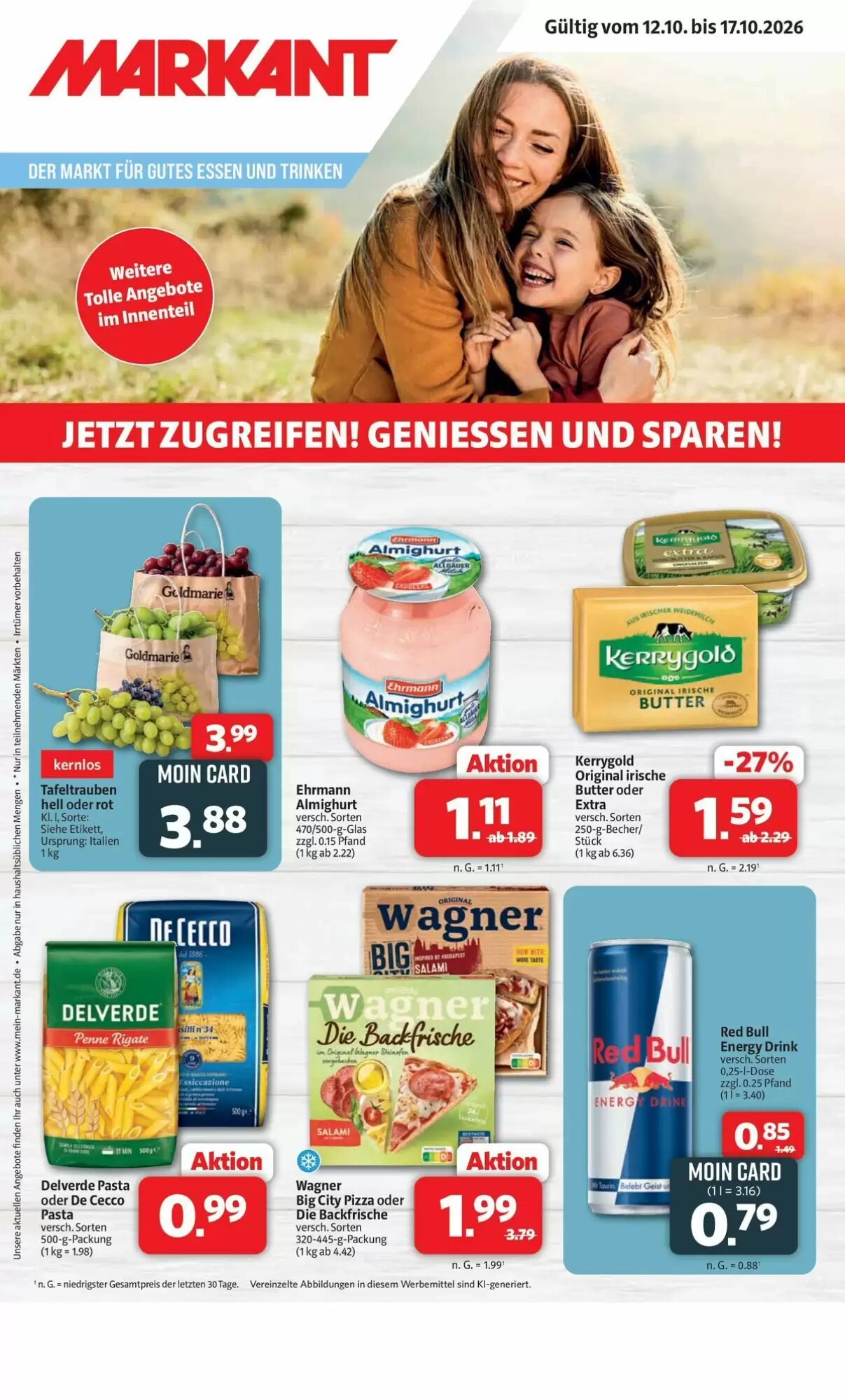 Markant Markt Prospekt (ab 12.10.2026) zum Blättern - Seite 1