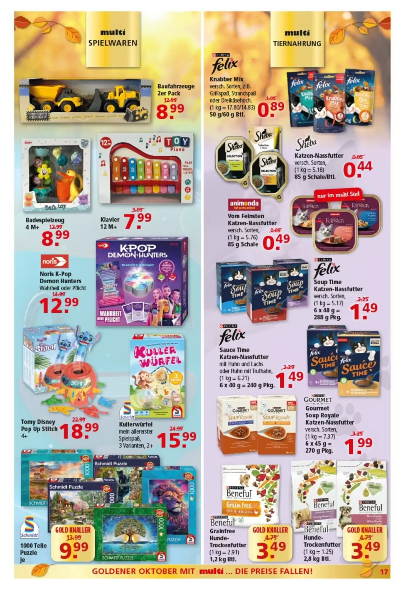 Multi Markt Prospekt (ab 12.10.2026) zum Blättern - Seite 17