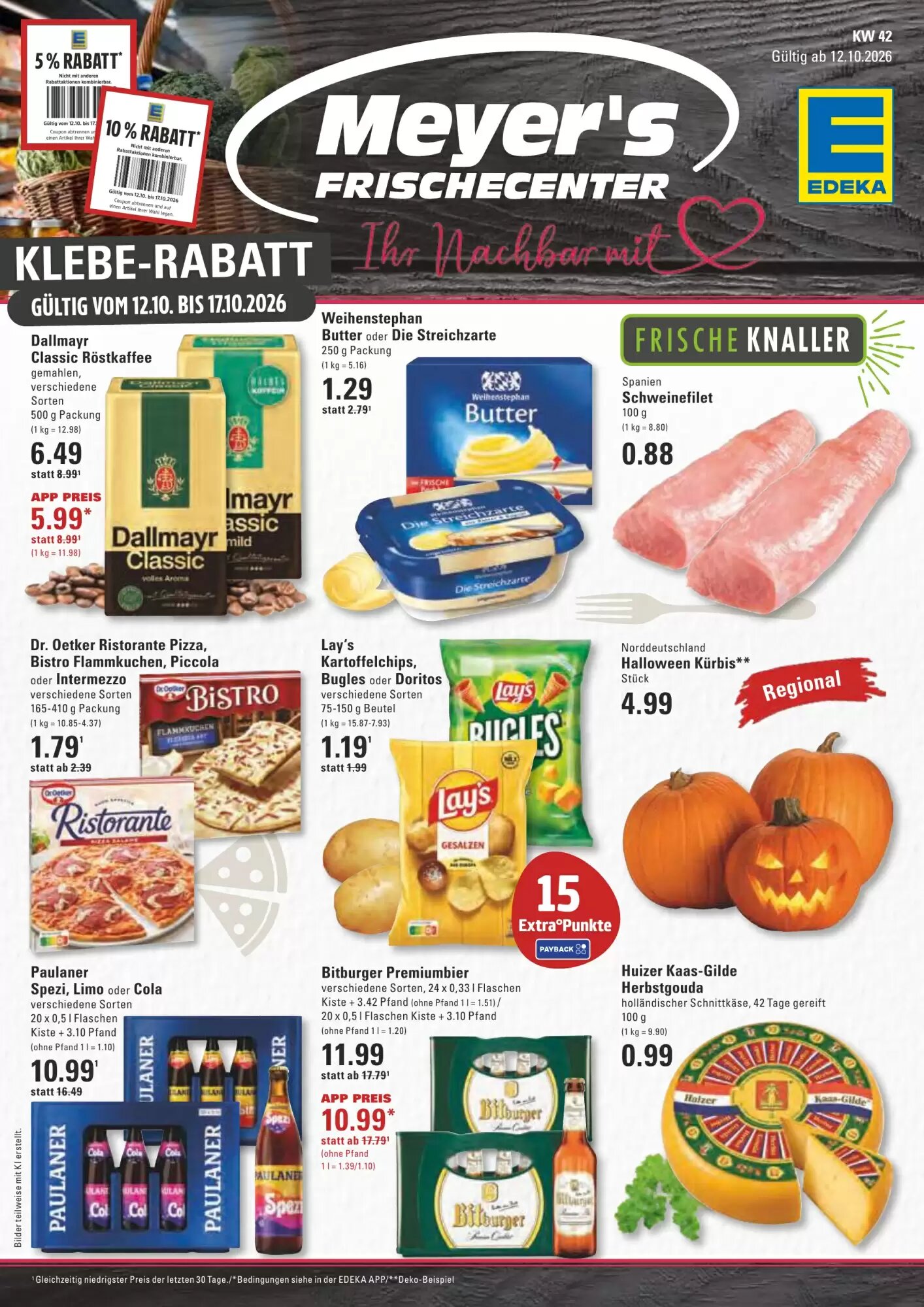 Meyer's Frischemarkt Prospekt (ab 12.10.2026) zum Blättern - Seite 1