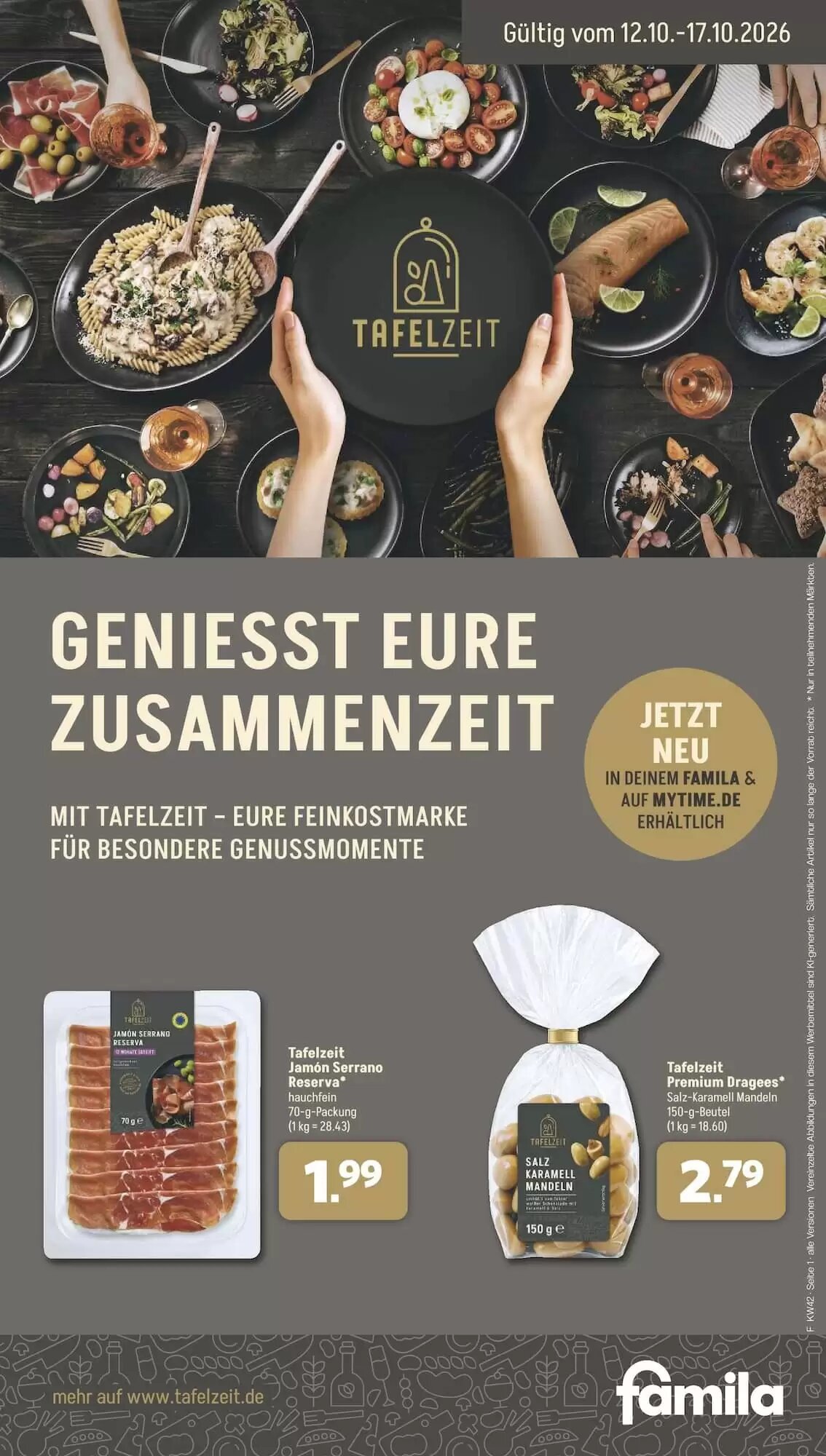 Famila Nord West Prospekt (ab 12.10.2026) zum Blättern - Seite 1