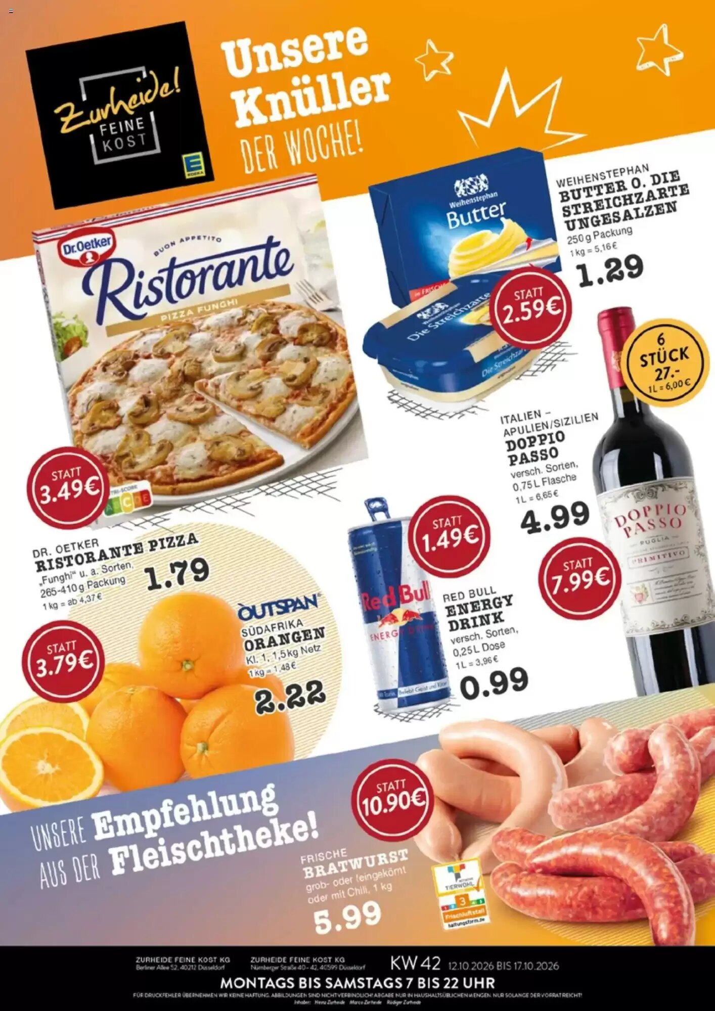 Edeka Zurheide Prospekt (ab 12.10.2026) zum Blättern - Seite 1