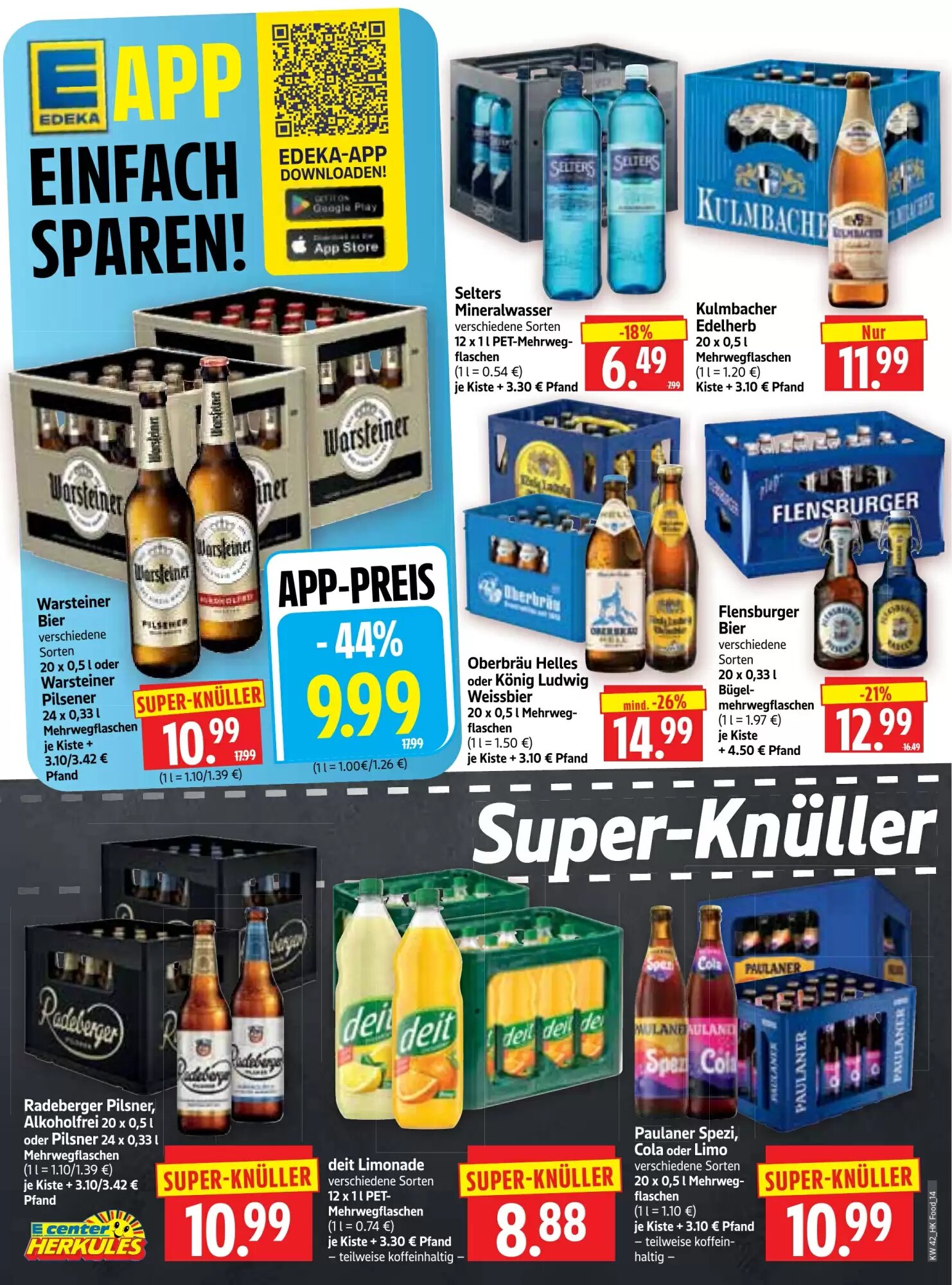 Edeka Herkules Prospekt (ab 12.10.2026) zum Blättern - Seite 14
