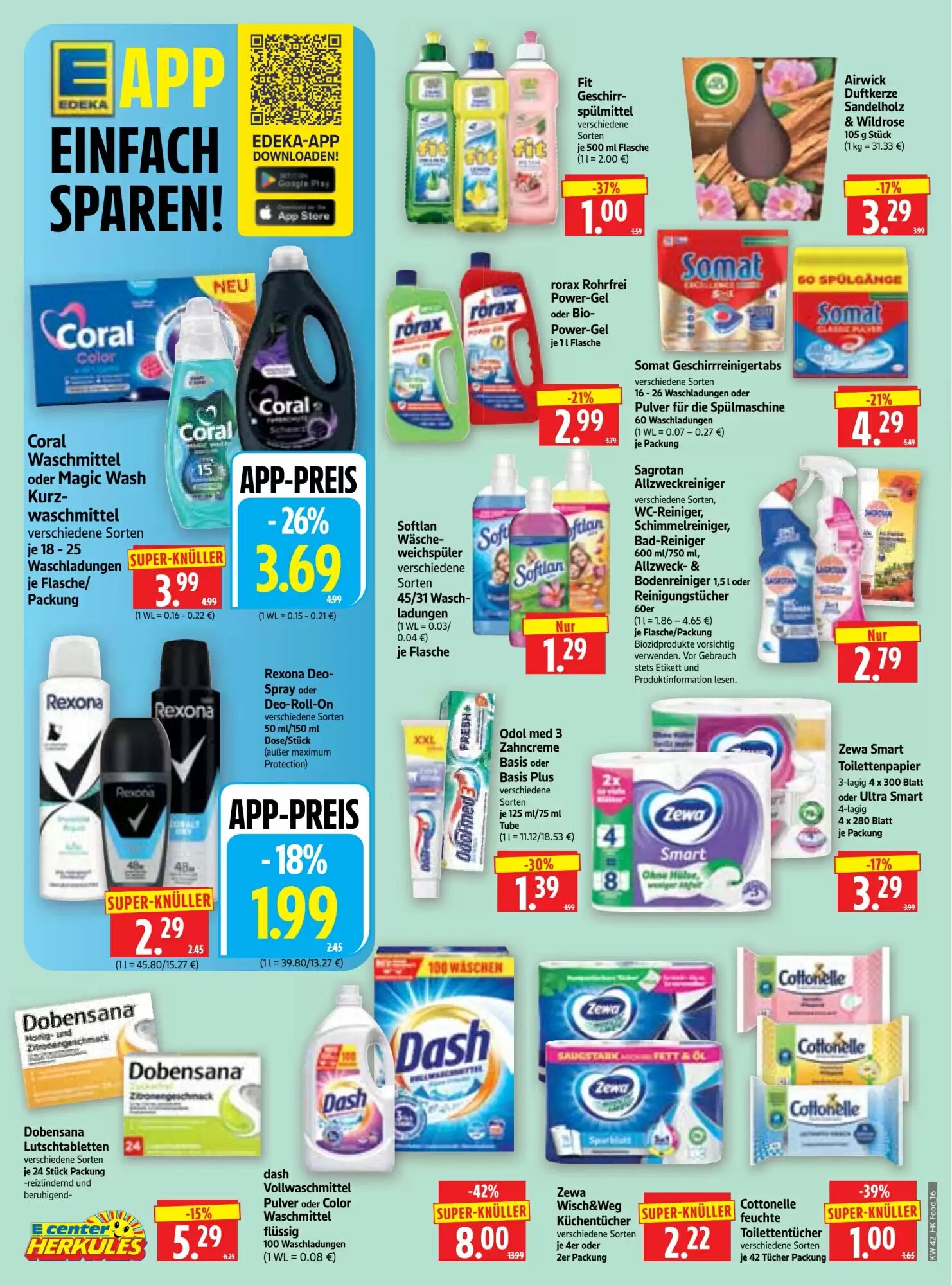 Edeka Herkules Prospekt (ab 12.10.2026) zum Blättern - Seite 16