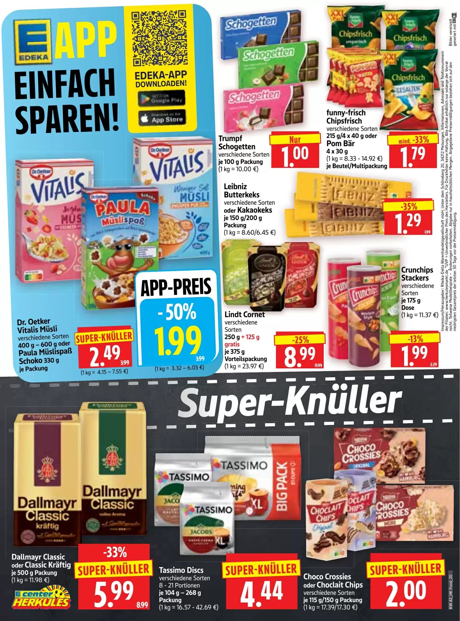Edeka Herkules Prospekt (ab 12.10.2026) zum Blättern - Seite 20