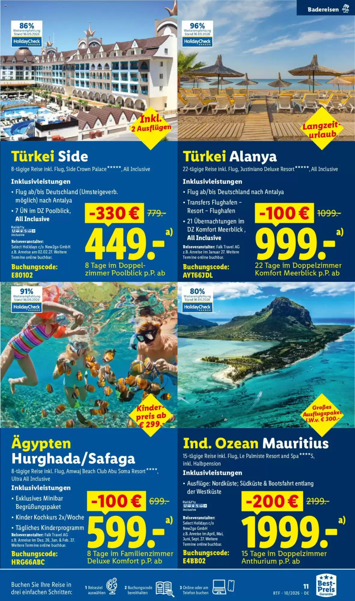 Lidl Reisen Prospekt (ab 14.10.2026) zum Blättern - Seite 11