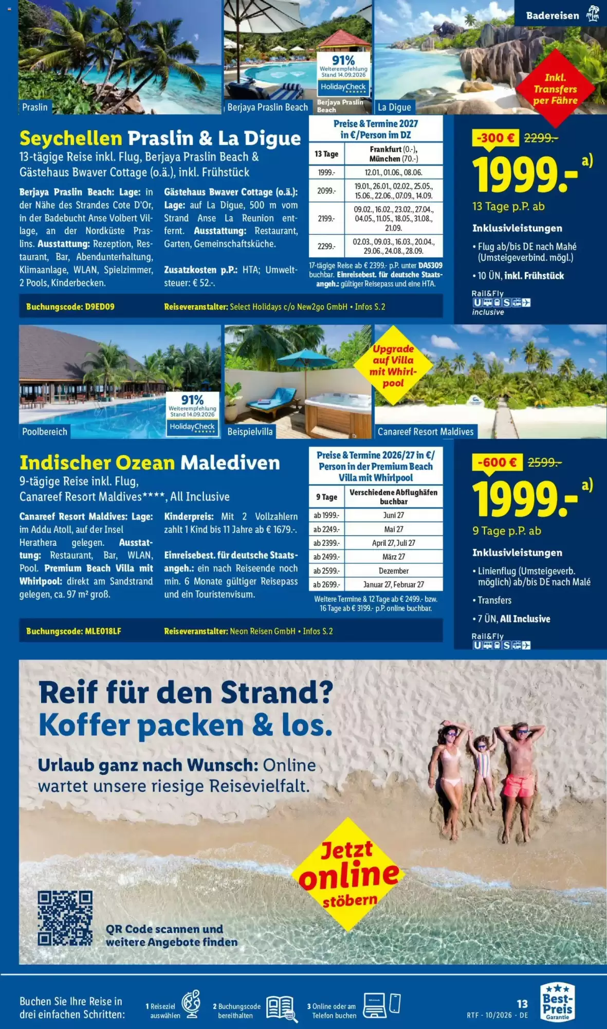 Lidl Reisen Prospekt (ab 14.10.2026) zum Blättern - Seite 13