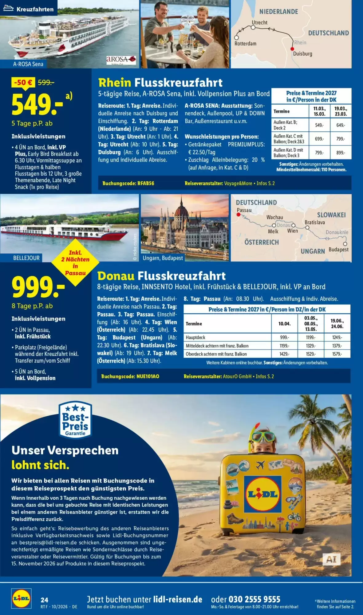Lidl Reisen Prospekt (ab 14.10.2026) zum Blättern - Seite 24