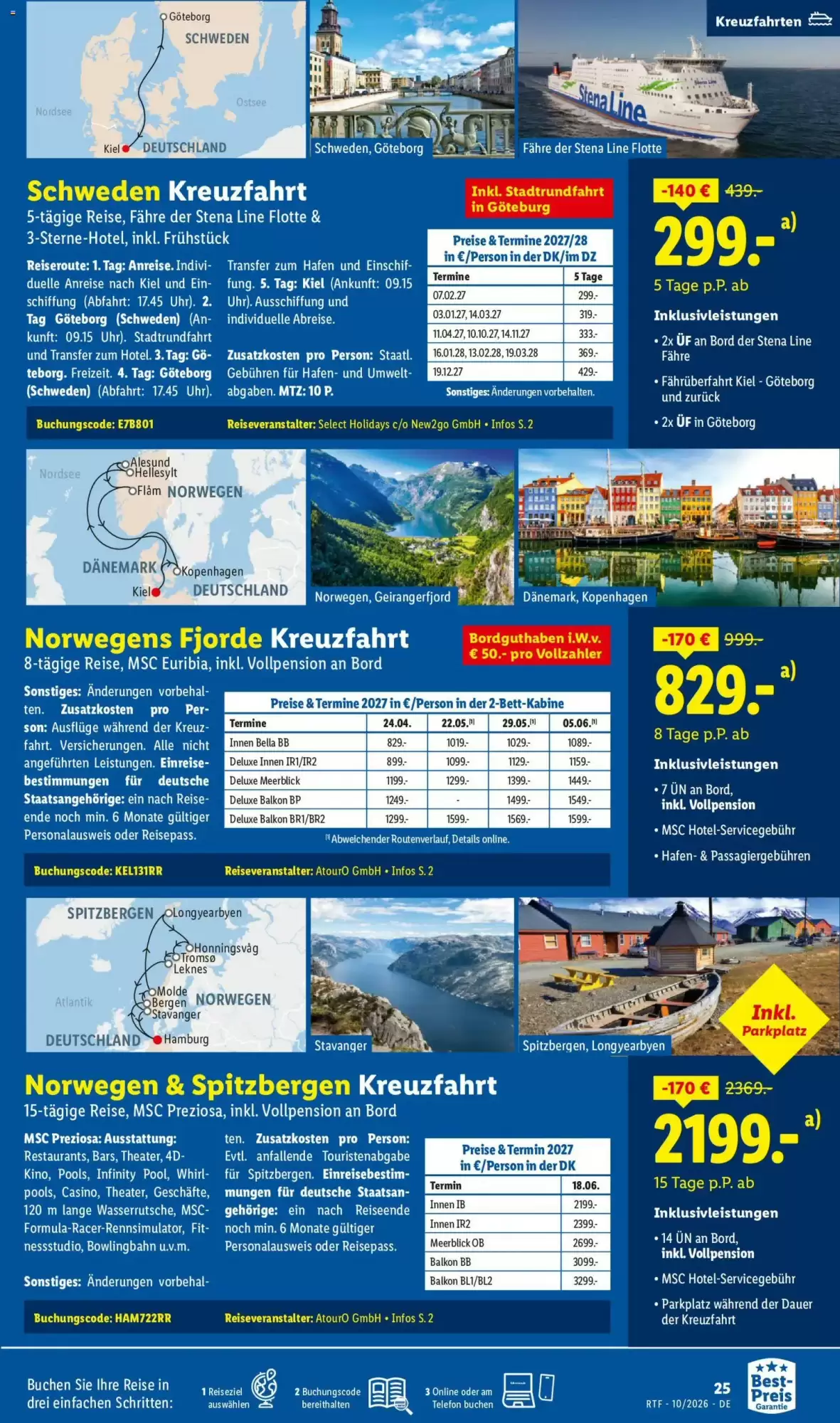 Lidl Reisen Prospekt (ab 14.10.2026) zum Blättern - Seite 25