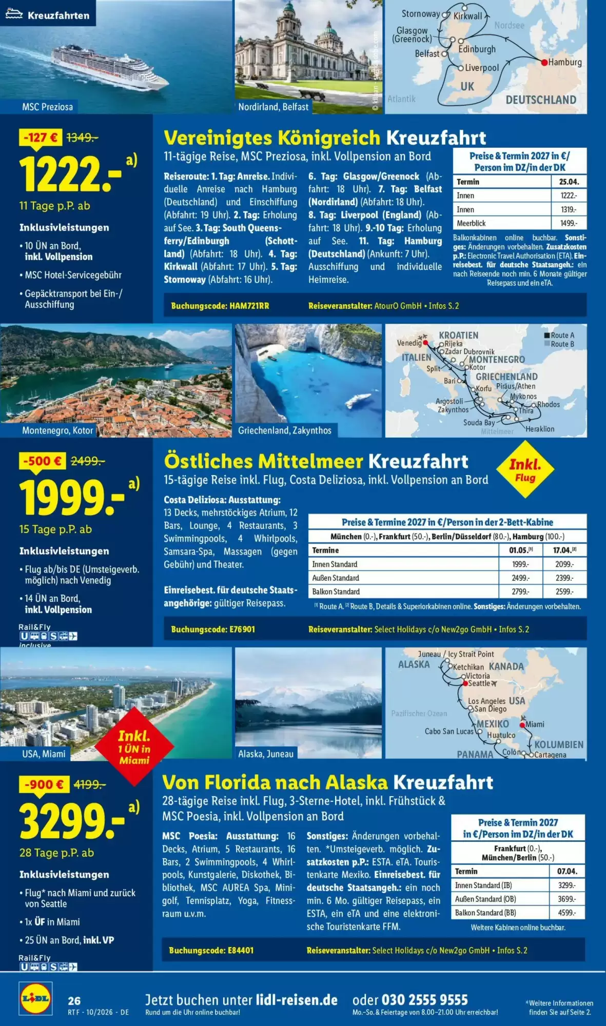 Lidl Reisen Prospekt (ab 14.10.2026) zum Blättern - Seite 26