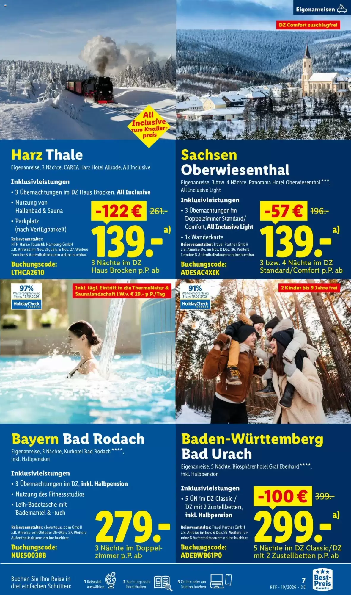 Lidl Reisen Prospekt (ab 14.10.2026) zum Blättern - Seite 7