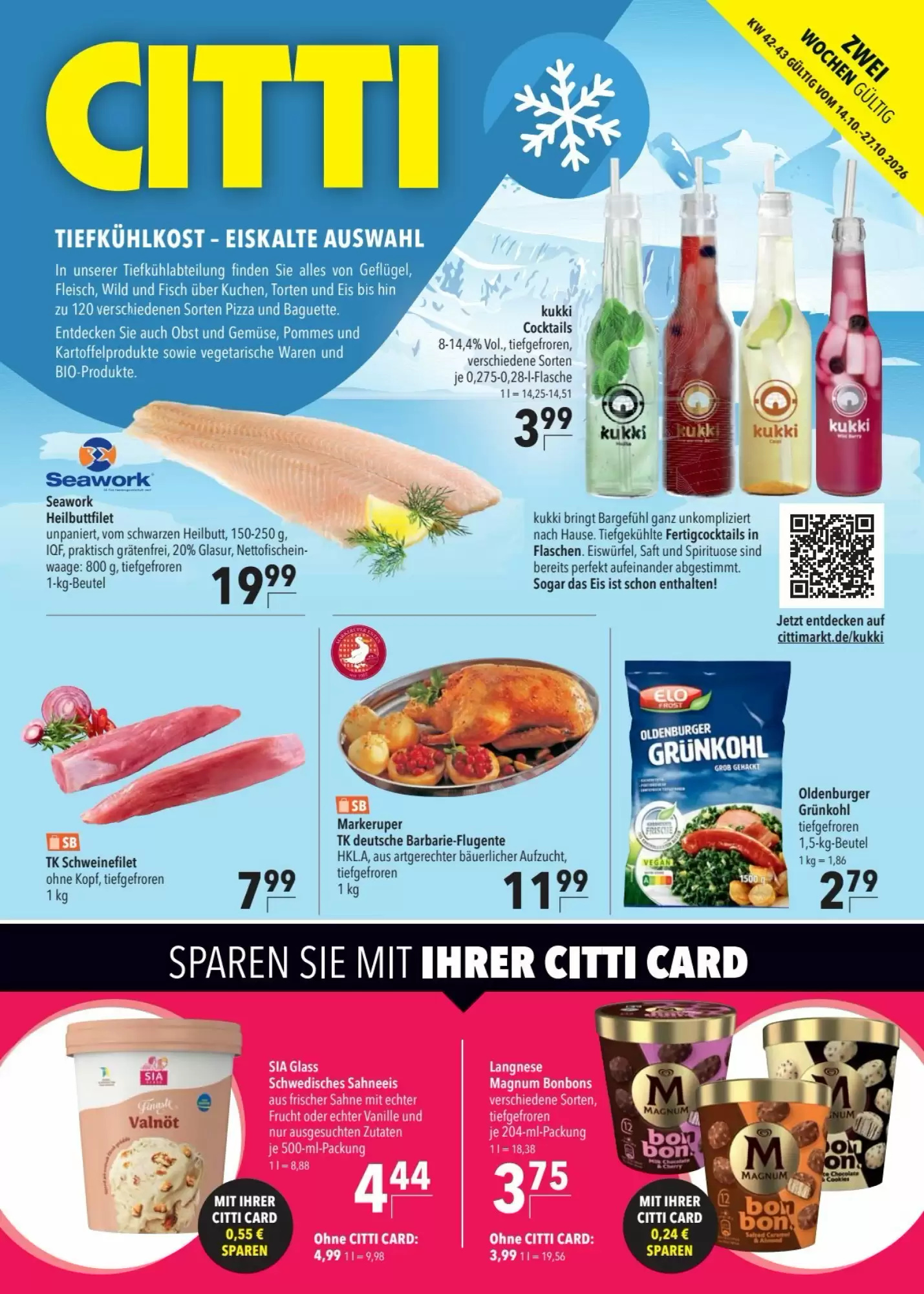 CITTI Markt Prospekt (ab 14.10.2026) zum Blättern - Seite 1
