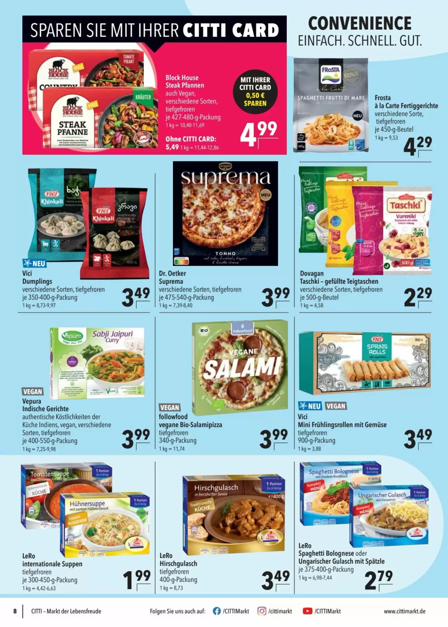 CITTI Markt Prospekt (ab 14.10.2026) zum Blättern - Seite 8