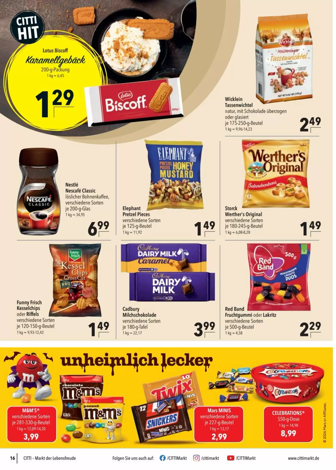 CITTI Markt Prospekt (ab 14.10.2026) zum Blättern - Seite 20