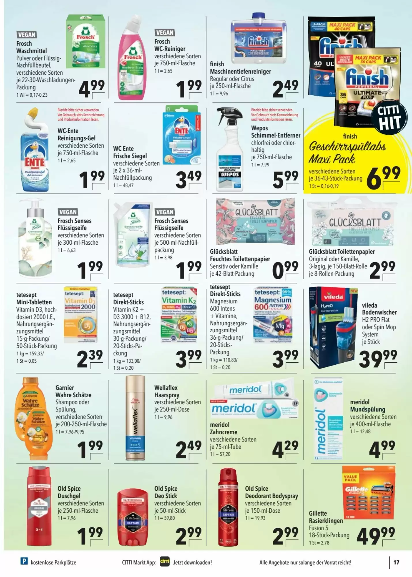 CITTI Markt Prospekt (ab 14.10.2026) zum Blättern - Seite 21