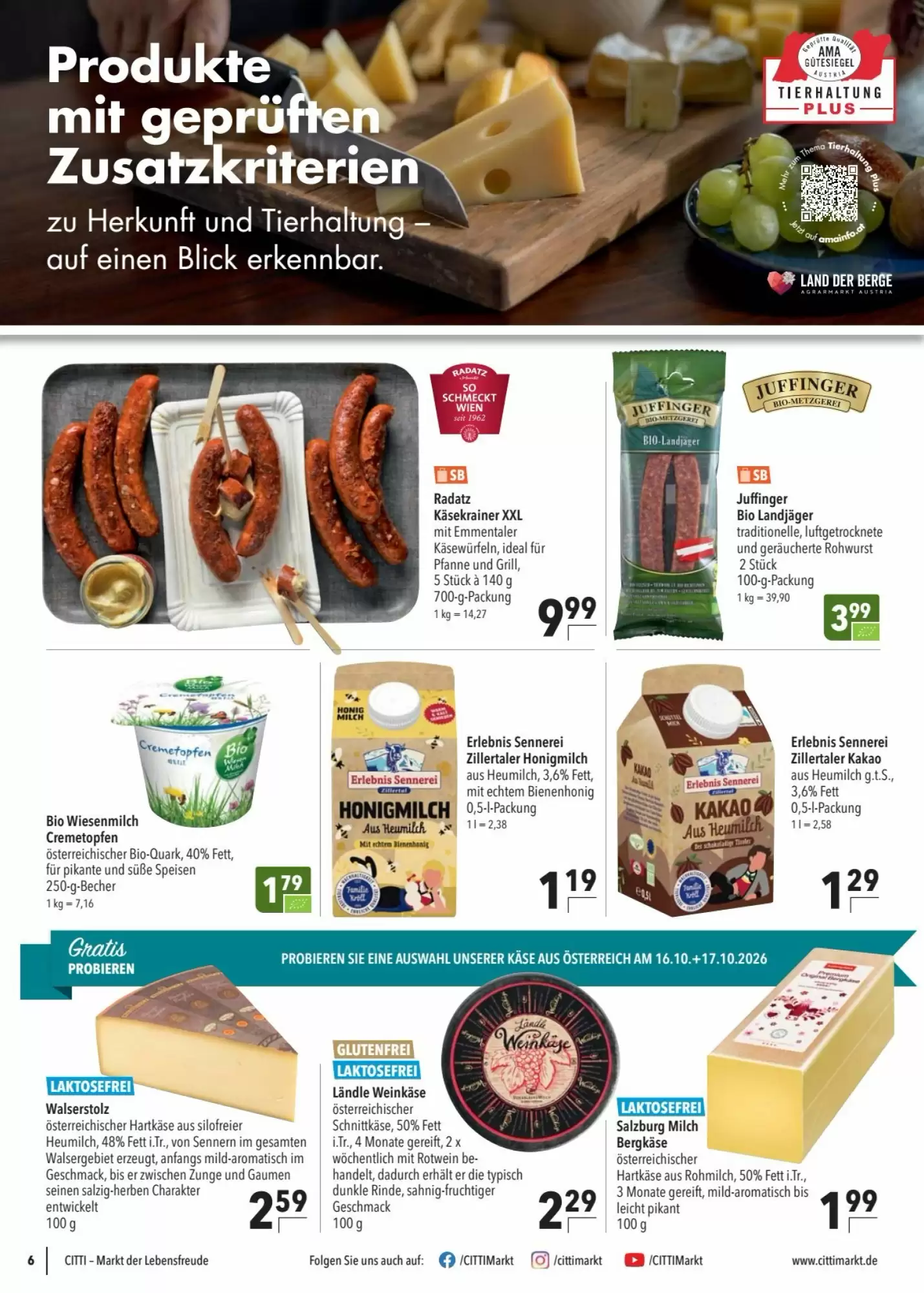 CITTI Markt Prospekt (ab 14.10.2026) zum Blättern - Seite 6