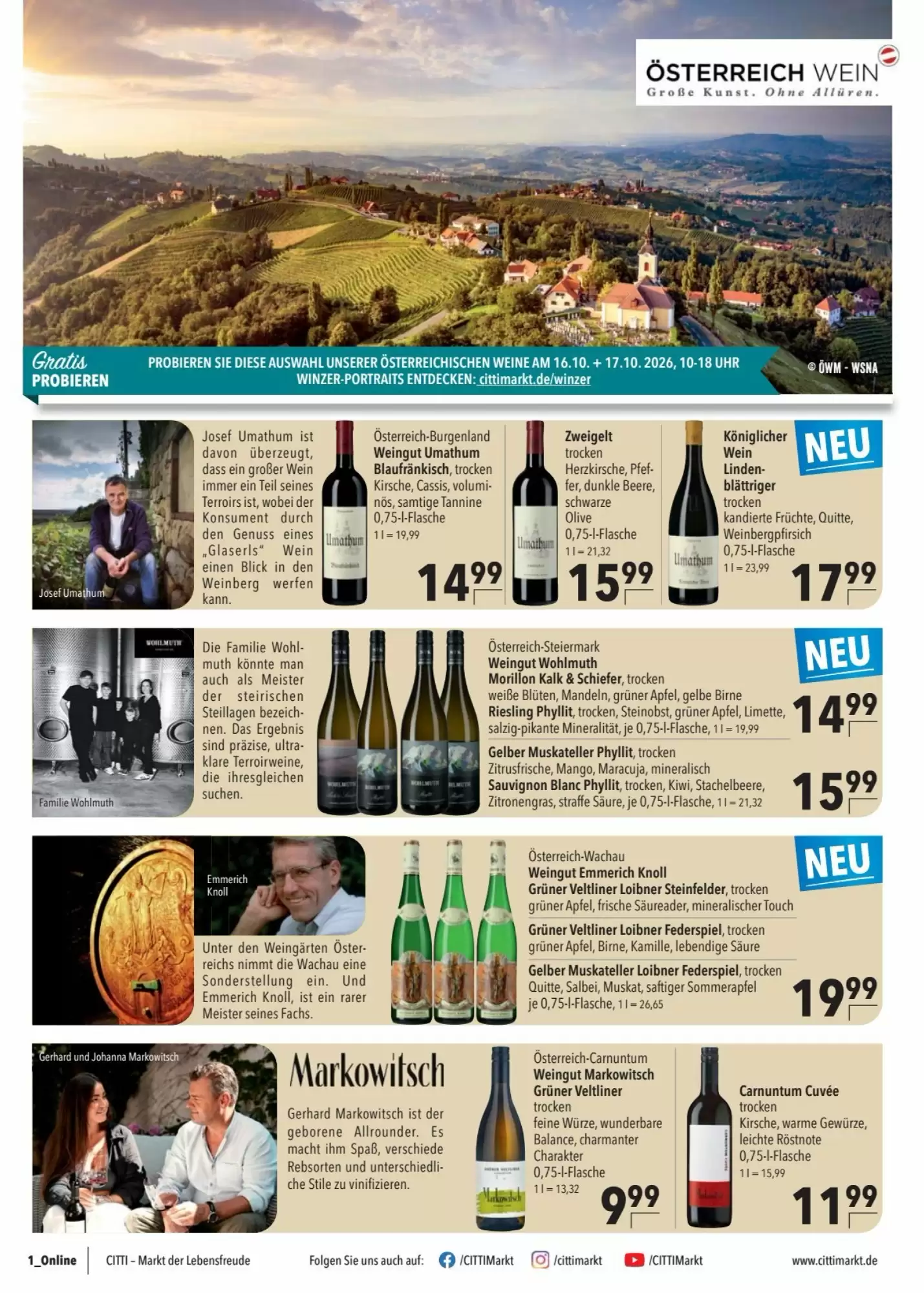 CITTI Markt Prospekt (ab 14.10.2026) zum Blättern - Seite 8