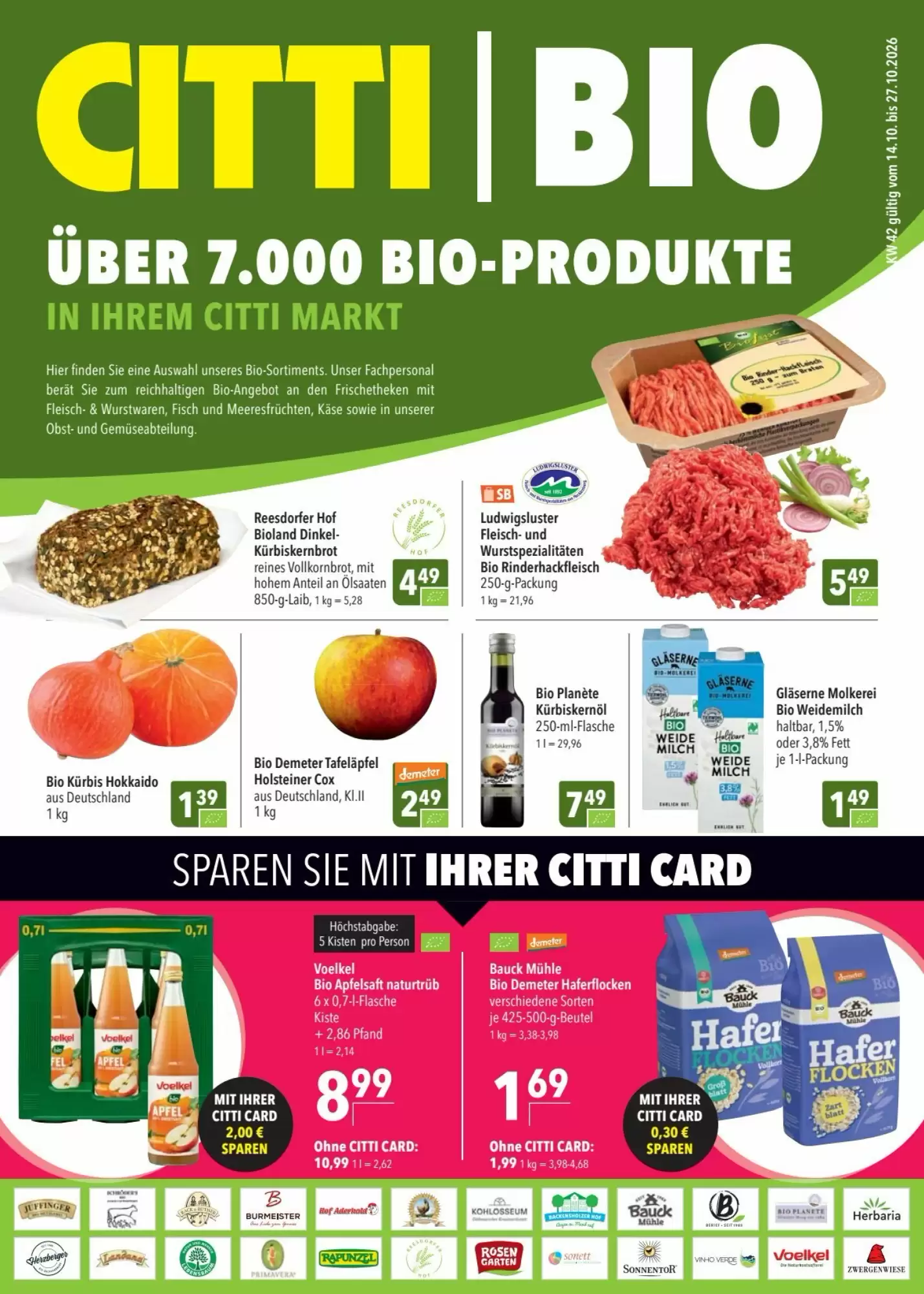 CITTI Markt Prospekt (ab 14.10.2026) zum Blättern - Seite 1