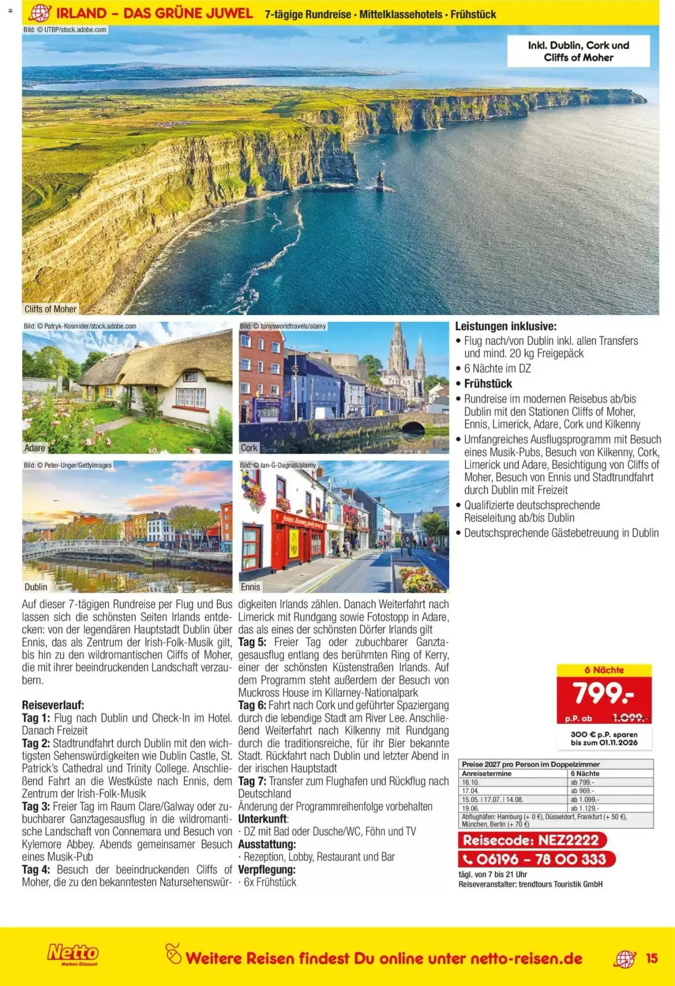 Netto Reisen Prospekt (ab 15.10.2026) zum Blättern - Seite 15