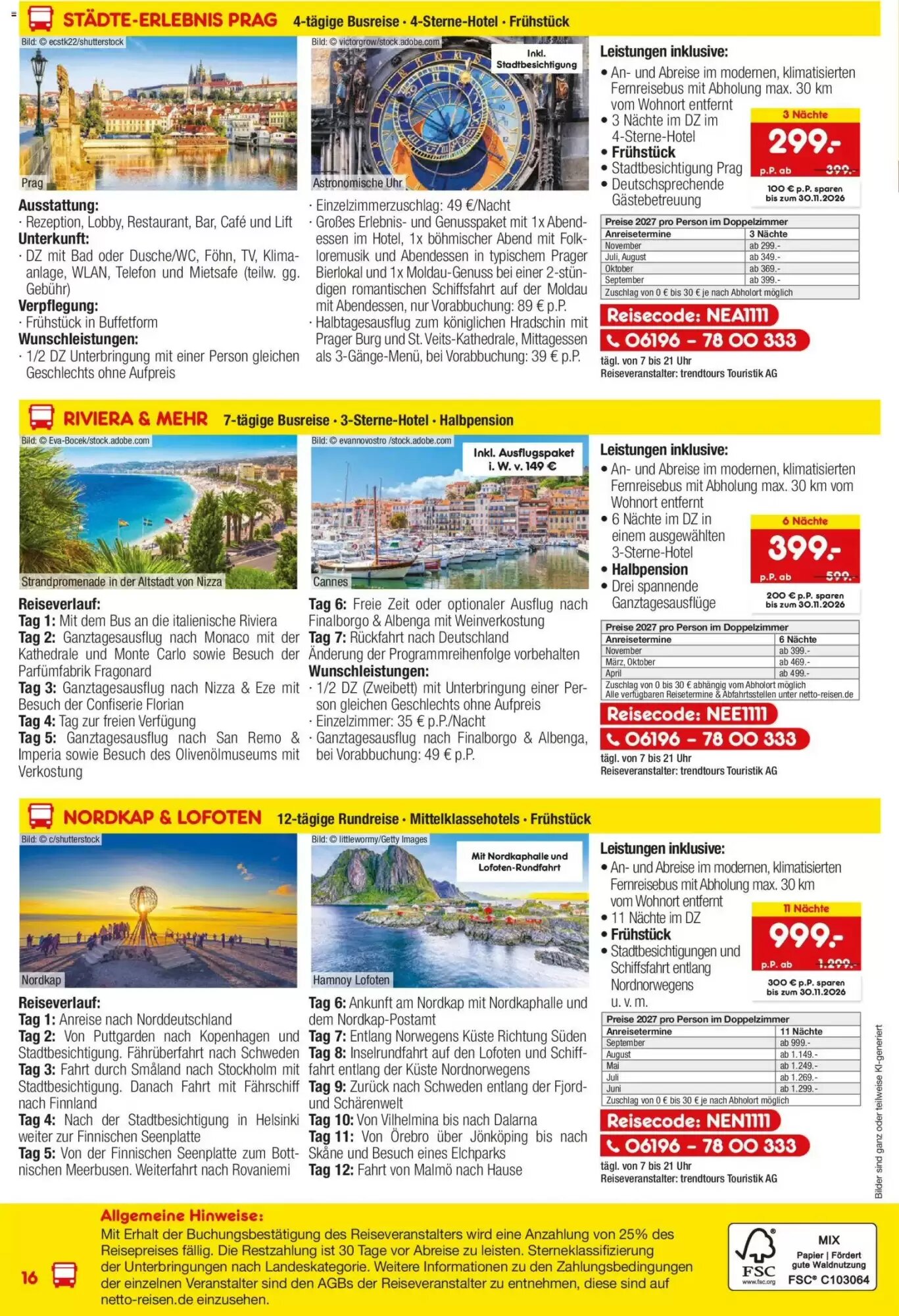 Netto Reisen Prospekt (ab 15.10.2026) zum Blättern - Seite 16