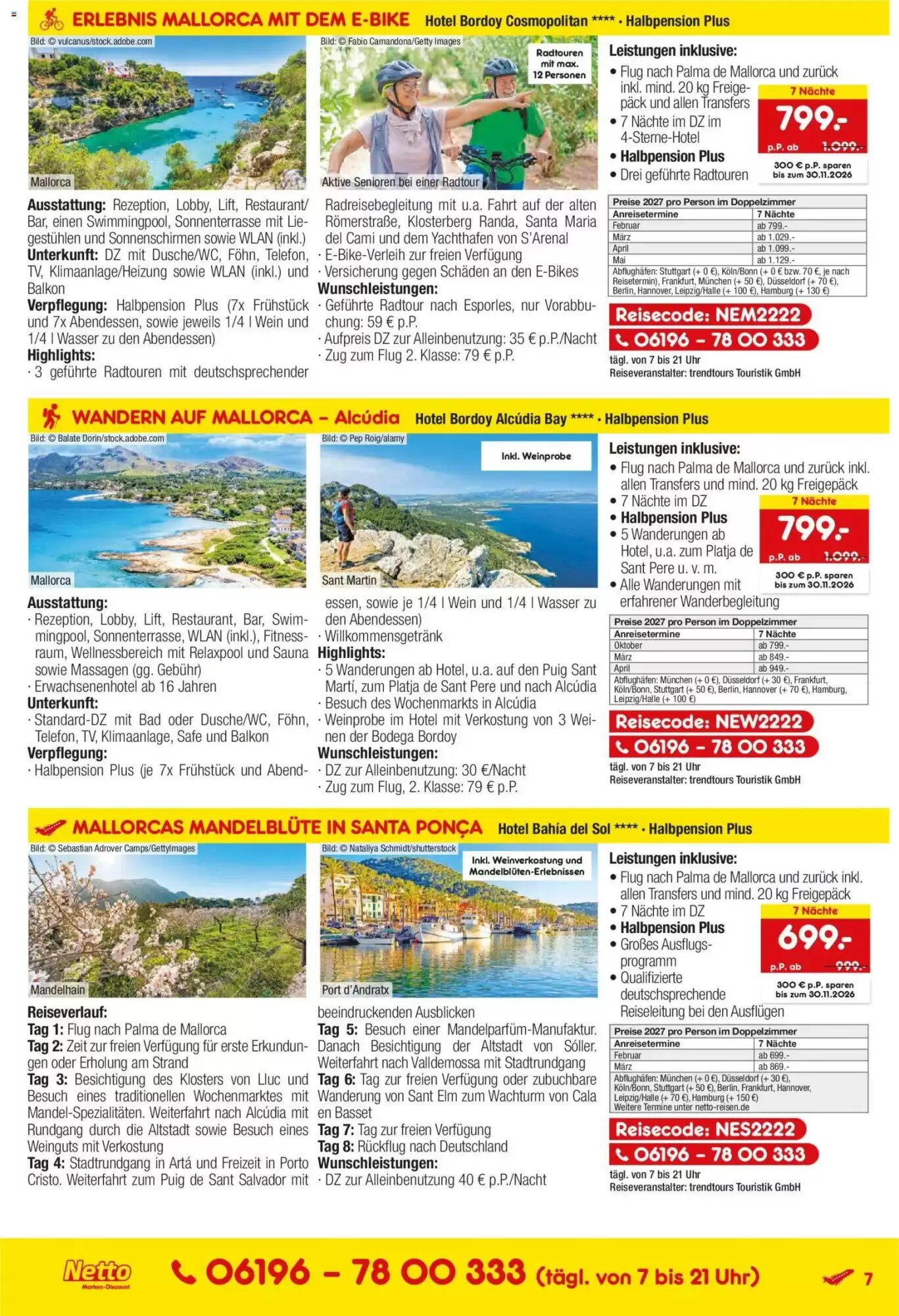 Netto Reisen Prospekt (ab 15.10.2026) zum Blättern - Seite 7