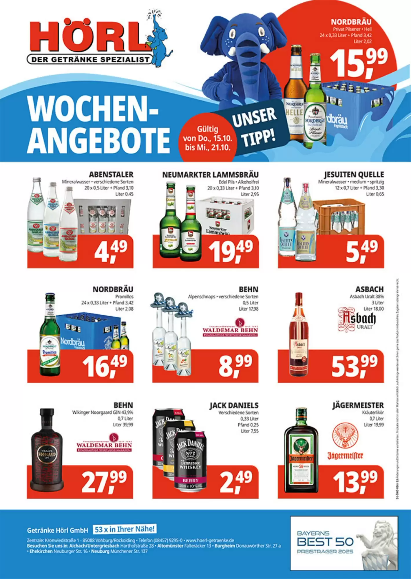 Hörl Getränke Prospekt (ab 15.10.2026) zum Blättern - Seite 2
