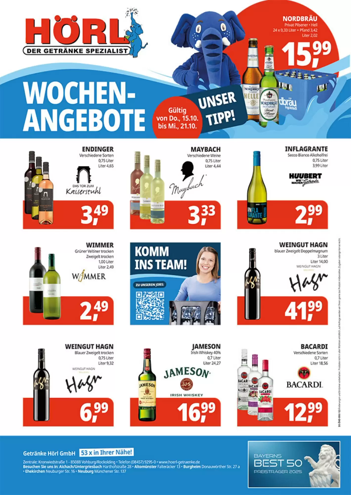Hörl Getränke Prospekt (ab 15.10.2026) zum Blättern - Seite 3