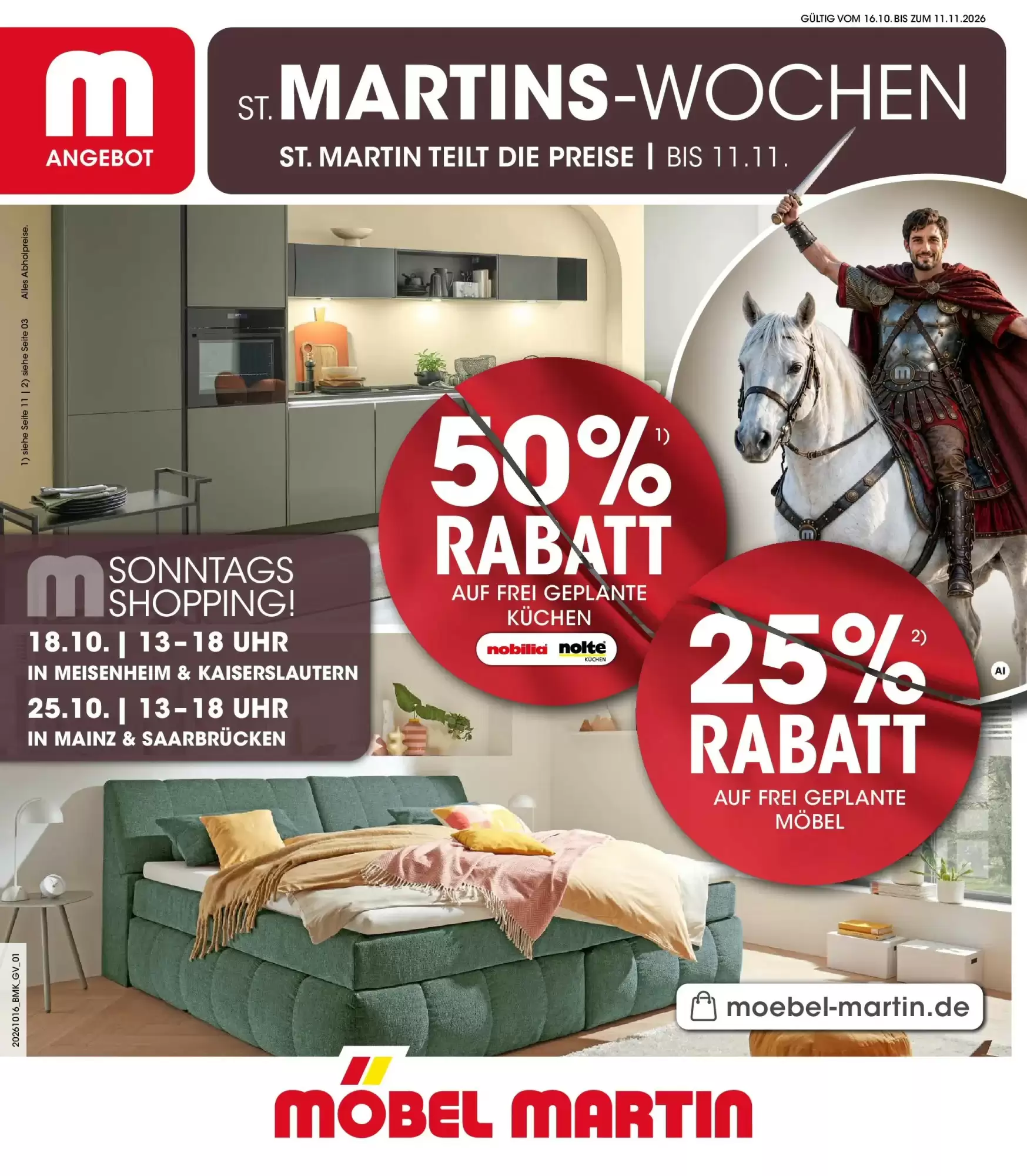 Möbel Martin Prospekt (ab 15.10.2026) zum Blättern - Seite 1