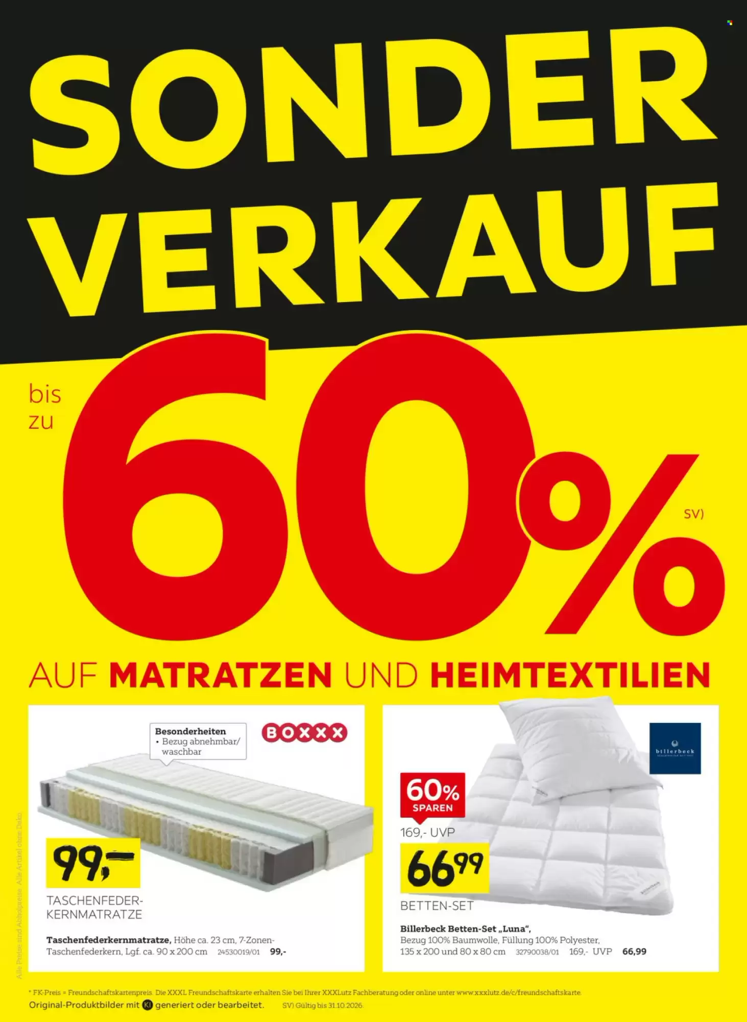 XXXLutz Prospekt (ab 16.10.2026) zum Blättern - Seite 1