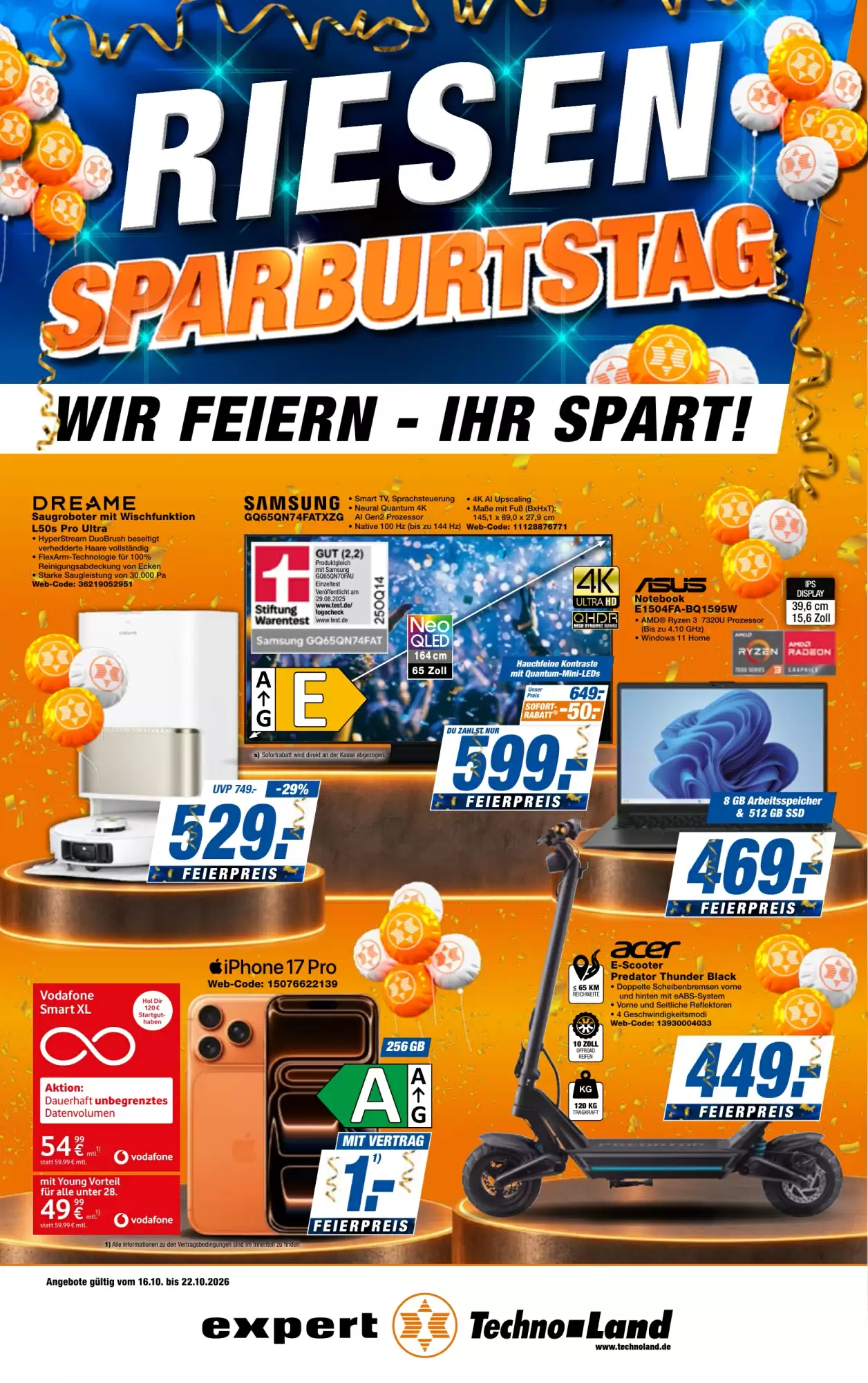 expert Techno Land Prospekt (ab 16.10.2026) zum Blättern - Seite 1